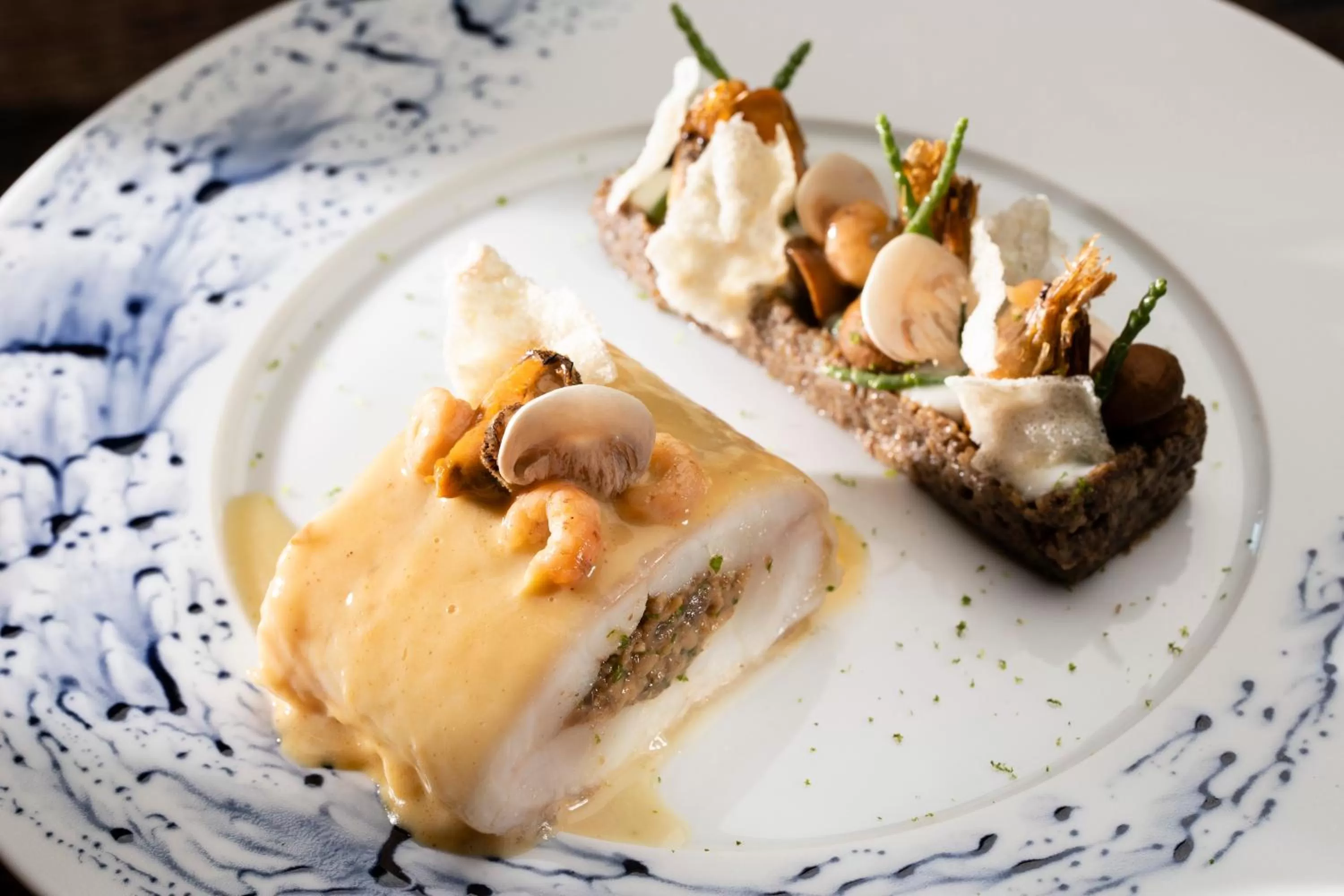 Food close-up in La Ferme Saint Simeon Hotel & Spa - Relais & Chateaux