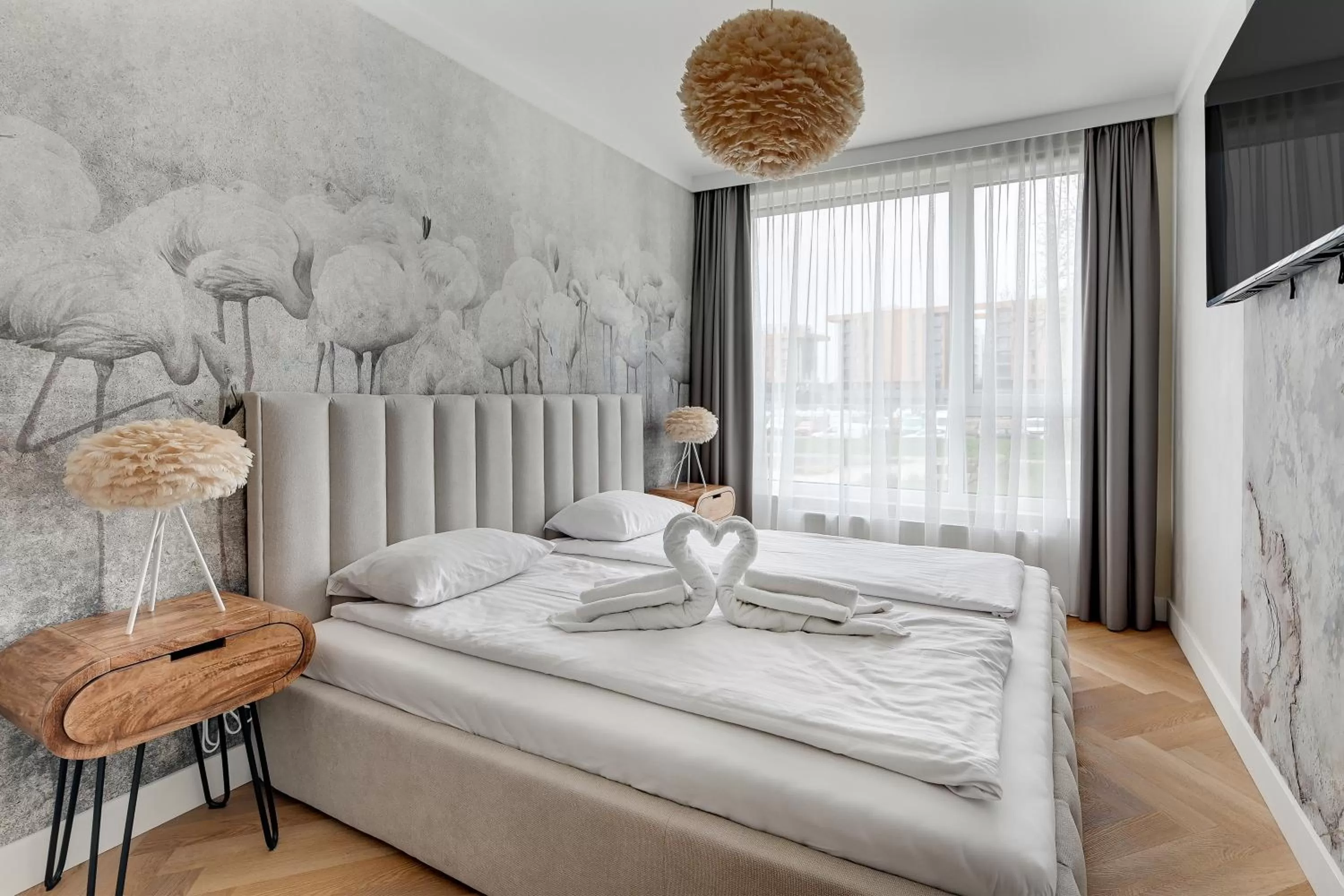 Bed in RentPlanet - Apartamenty Chlebova