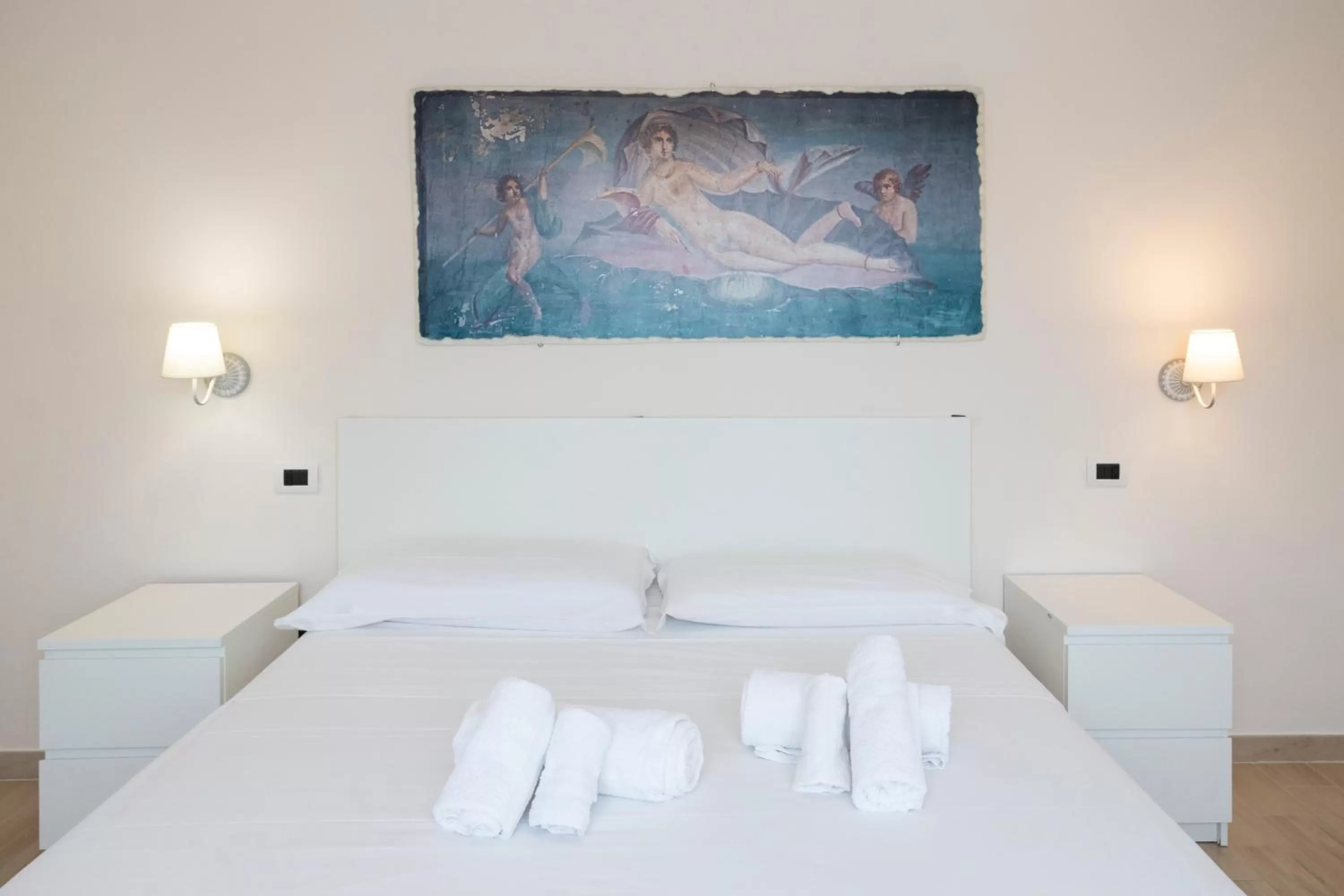 Photo of the whole room, Bed in Residence O'Sole Mio Pompei