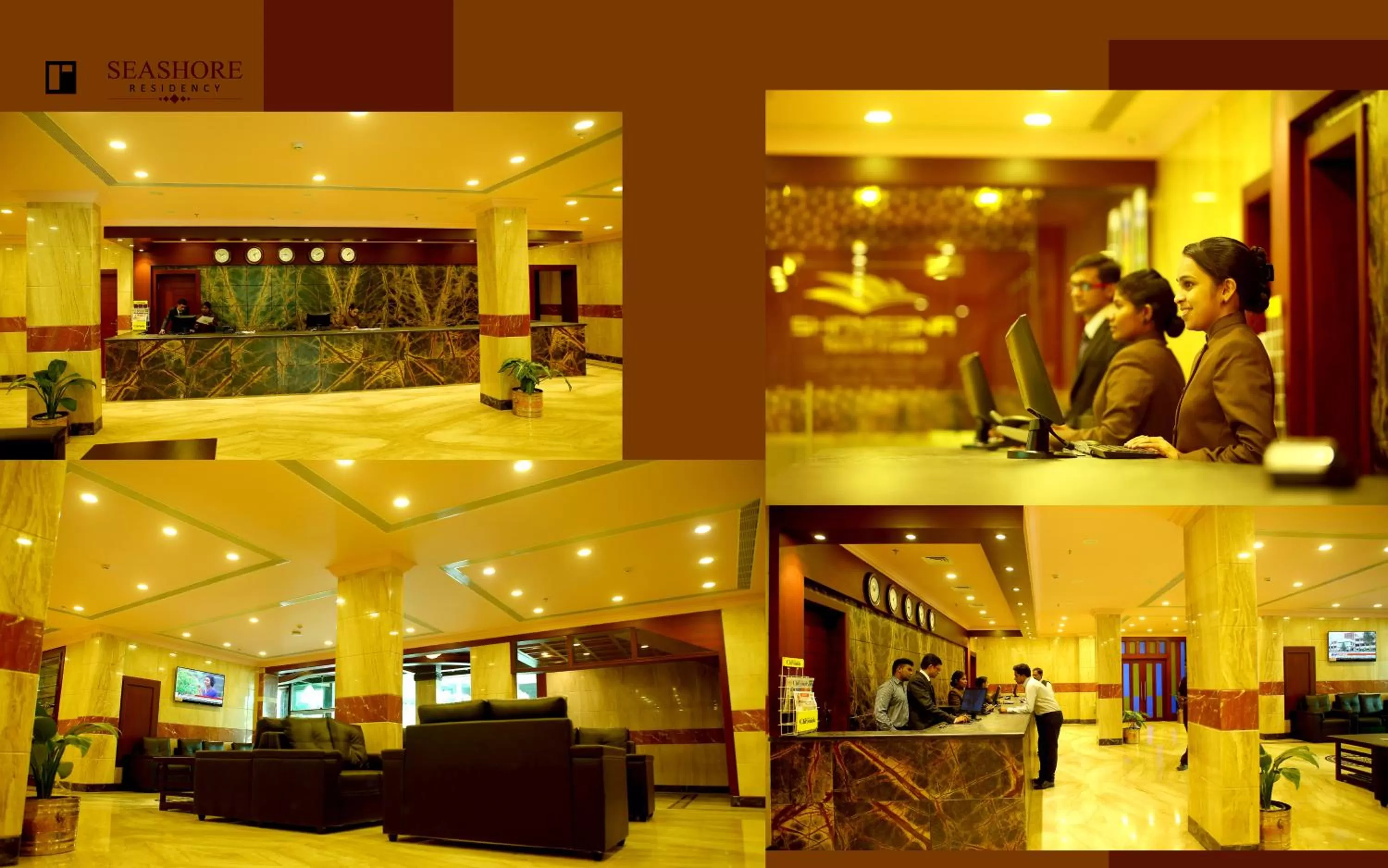 Lobby or reception in Seashore Residency