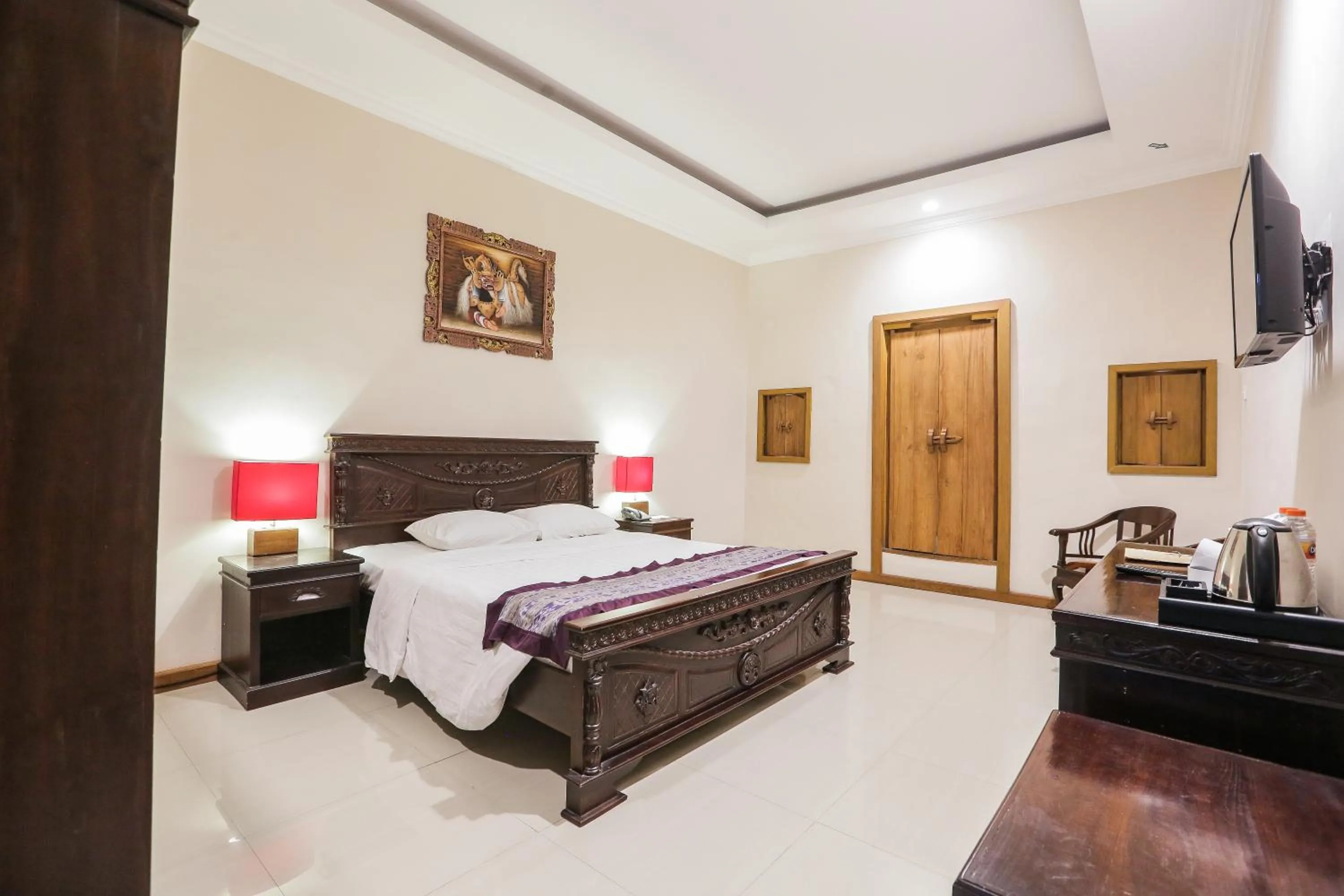 Bed in Ubud Hotel & Cottages