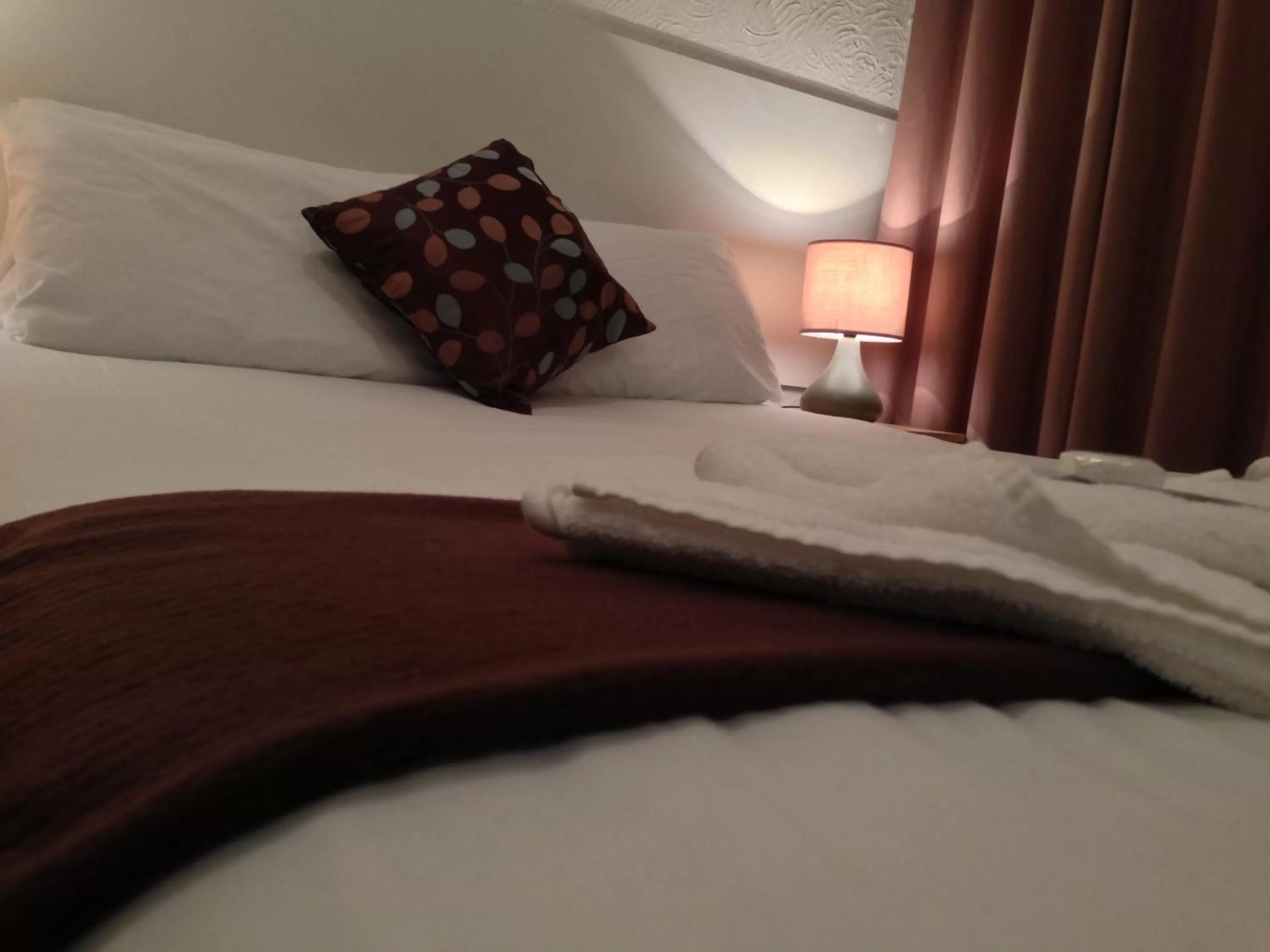 Decorative detail, Bed in Wilsons Hotel - Blackpool Tower View