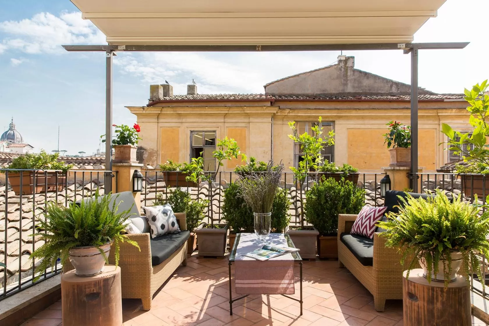 Balcony/Terrace in Hotel Adriano