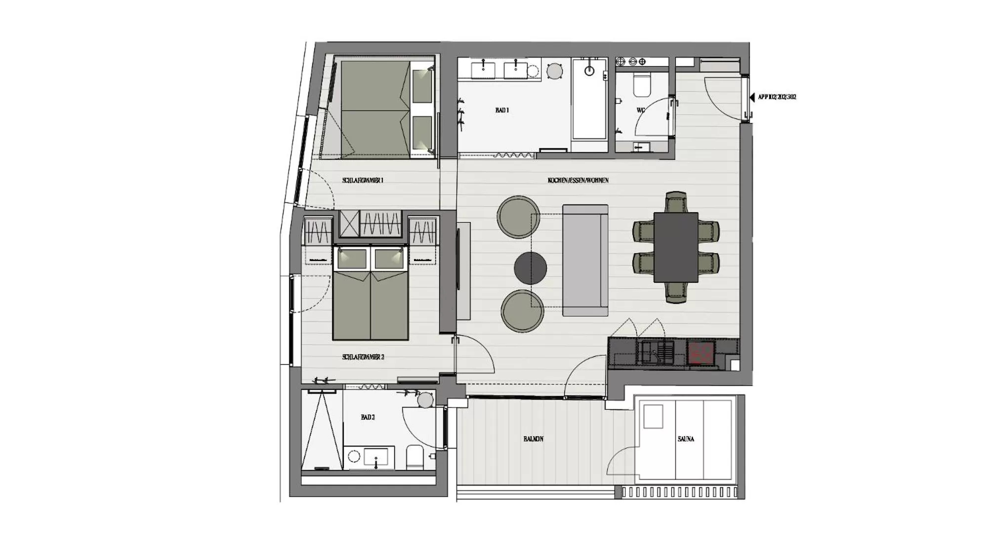 Toilet in das bleibt Alpine Suites
