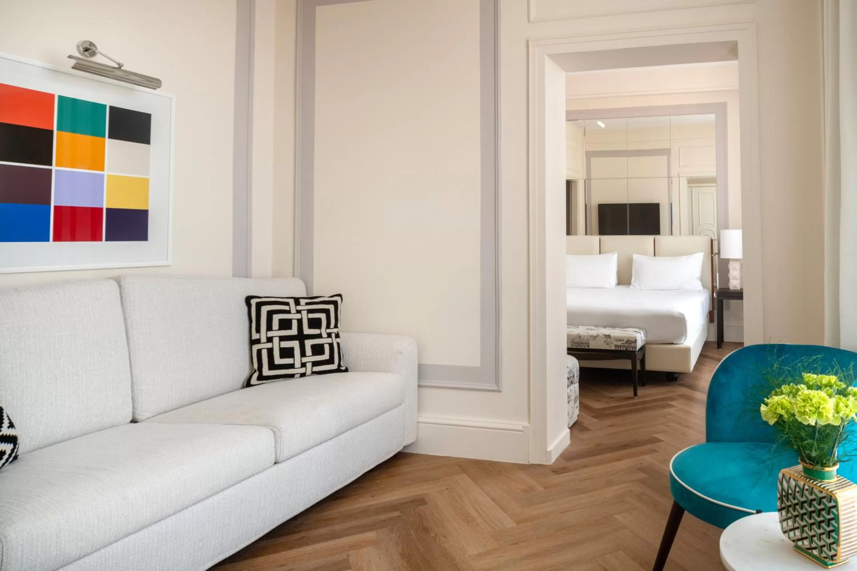 Bedroom, Bed in Trastevere Roma UNA Esperienze