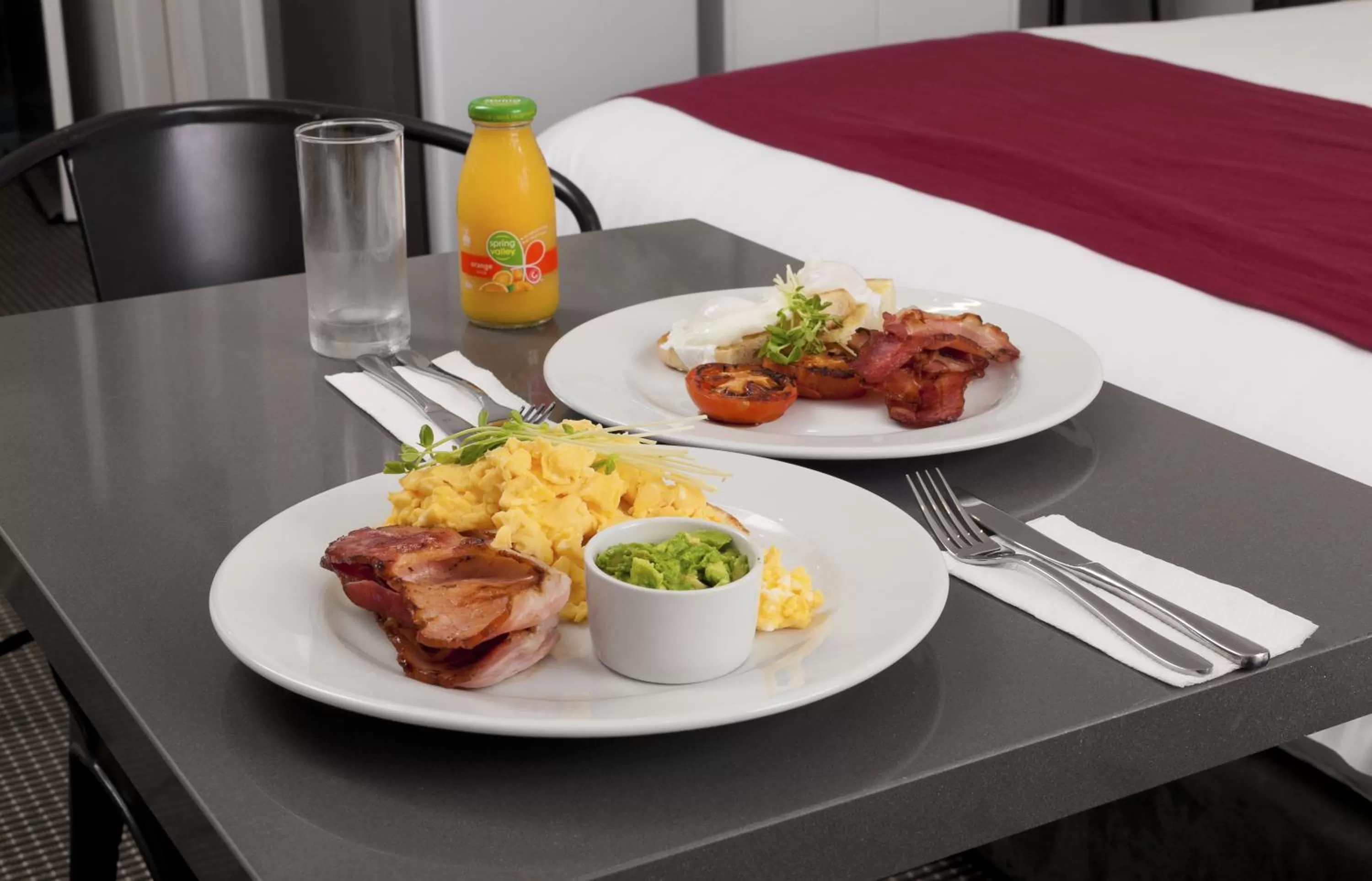 Food close-up in Merewether Motel