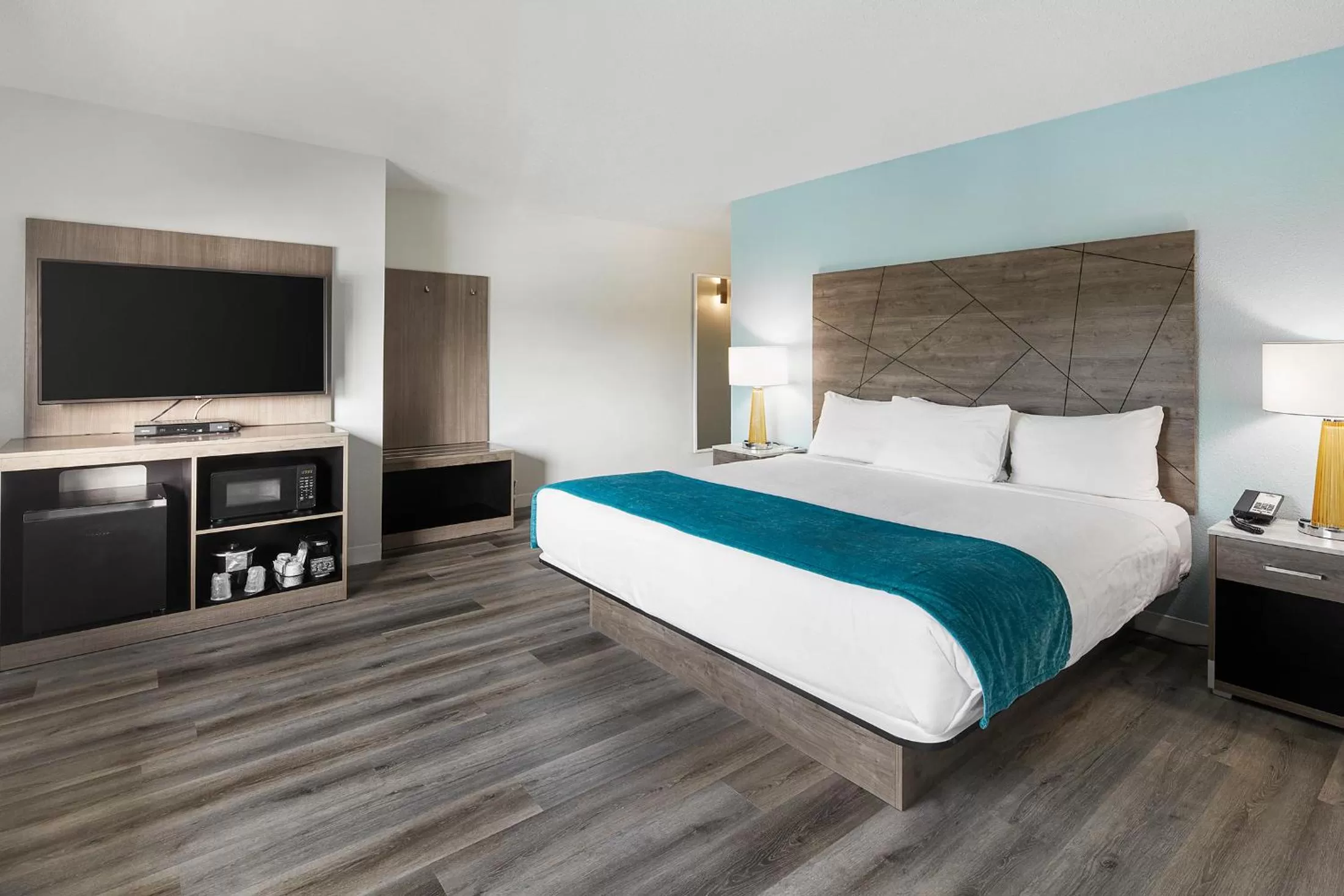 Bed in Hotel Wave at Rehoboth Beach