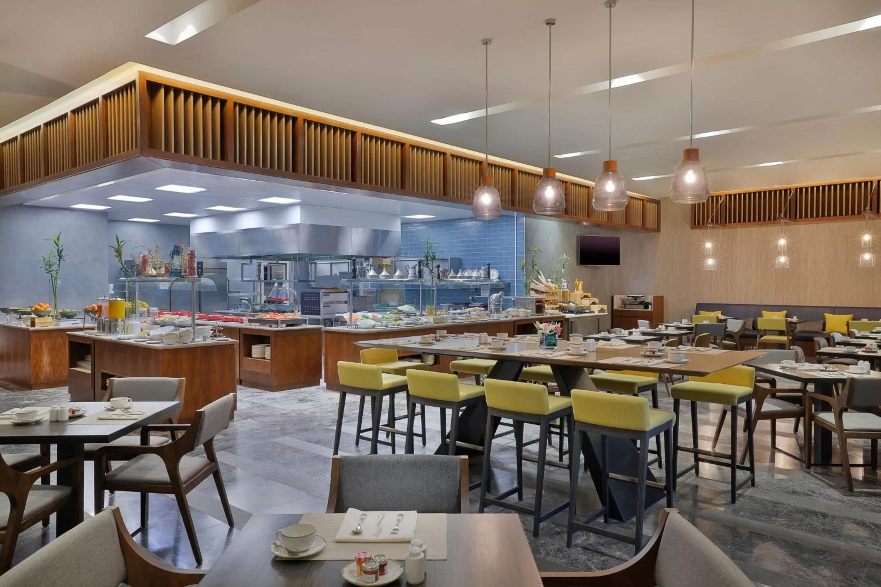 Restaurant/places to eat in Courtyard by Marriott Riyadh Northern Ring Road