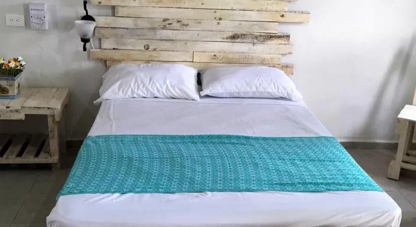 Bed in Hotel Villas del Mar Puerto Morelos