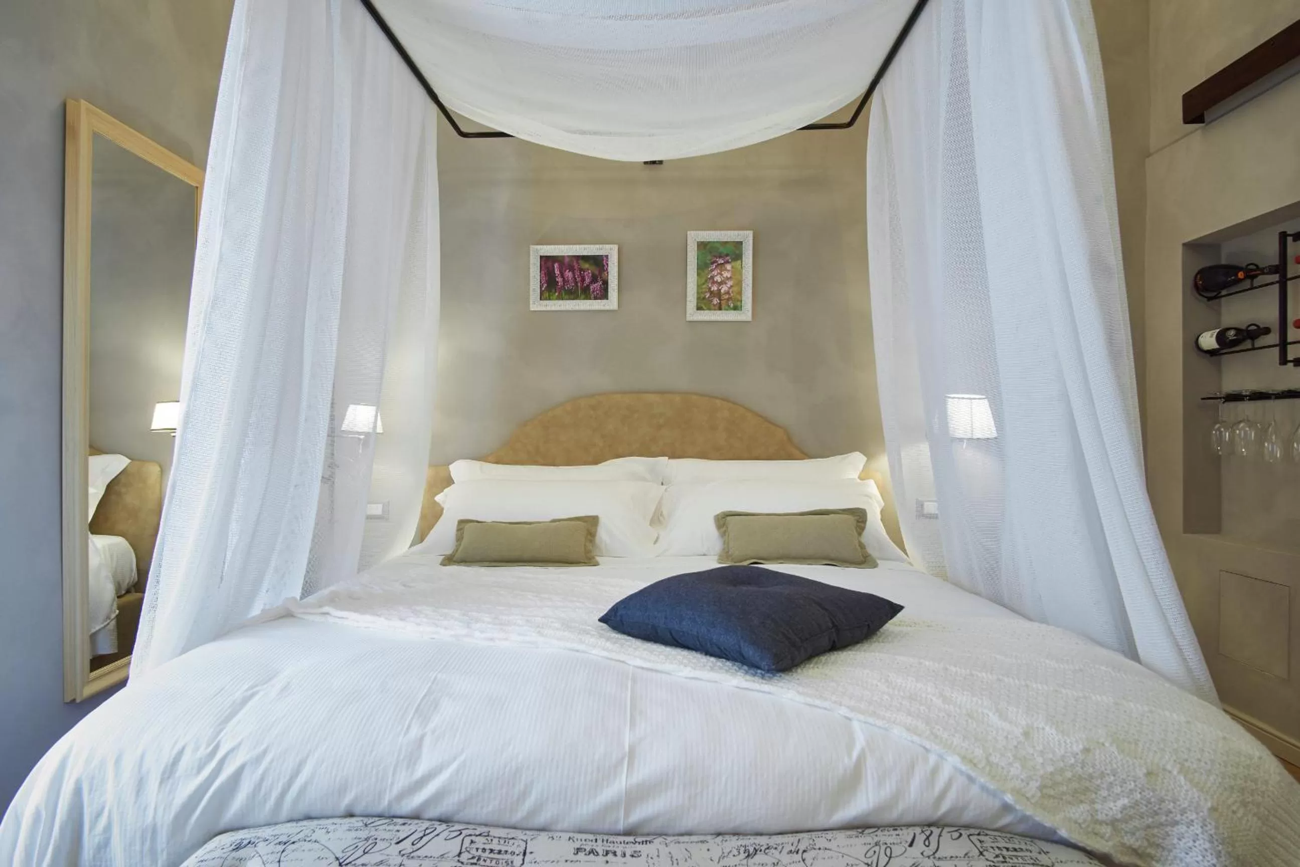Bed in Relais Villa Miraglia
