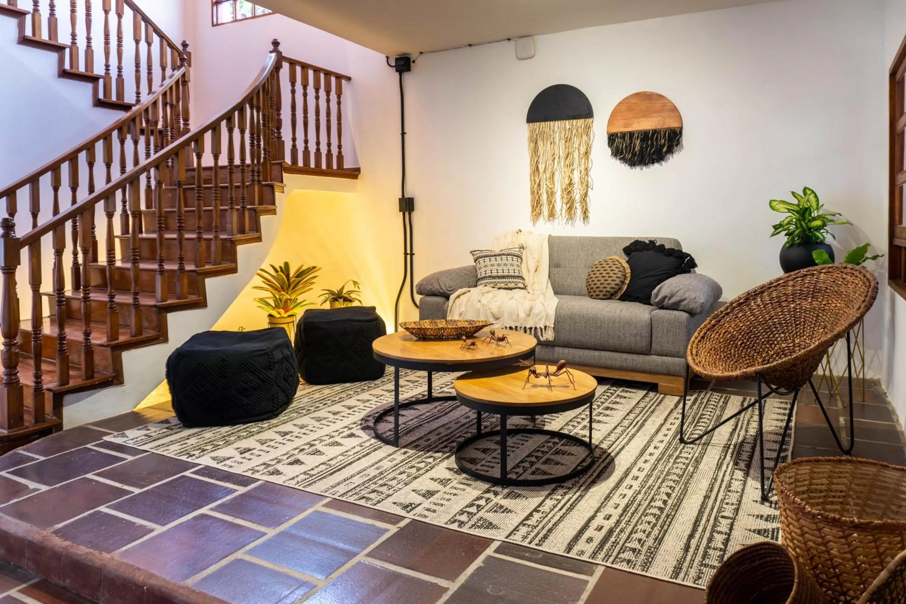 Living room in Casa Medallo