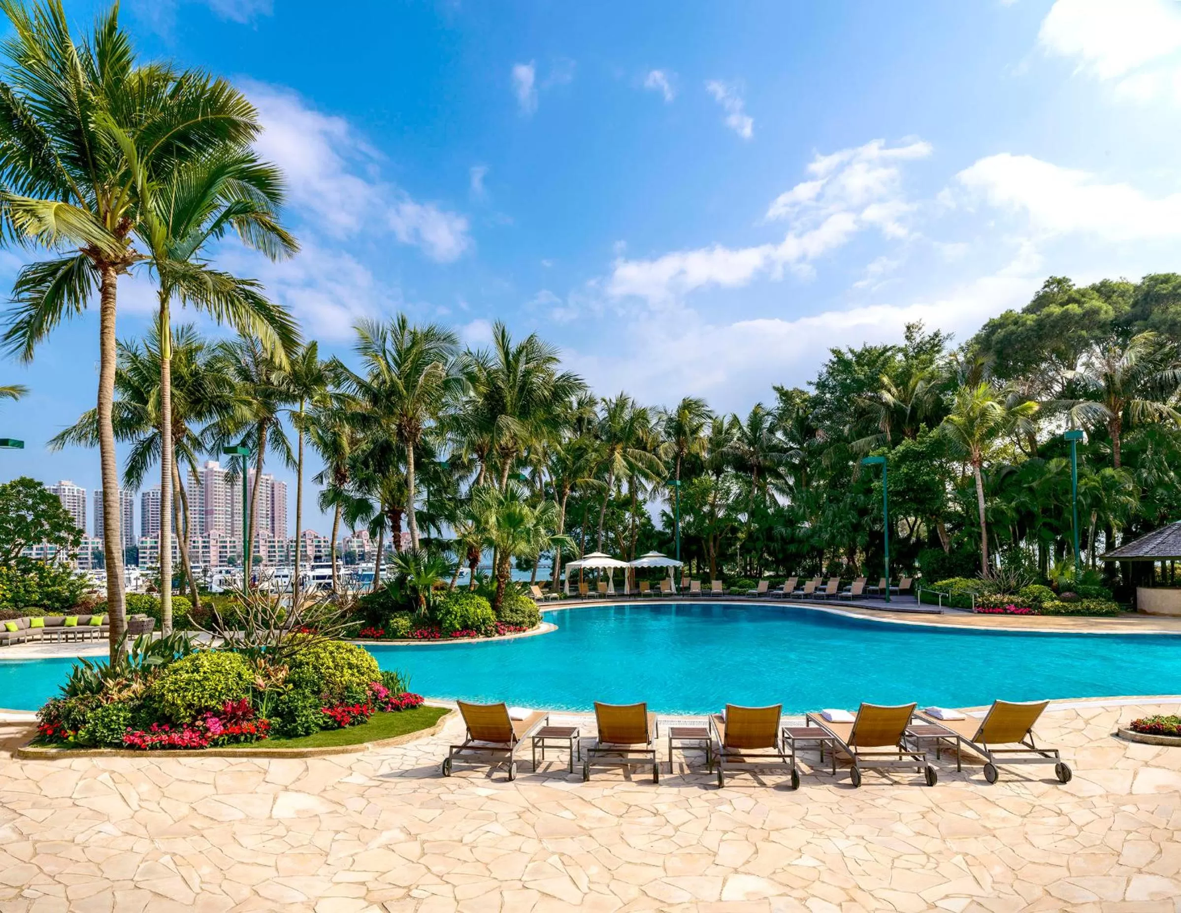 Swimming pool in Hong Kong Gold Coast Hotel