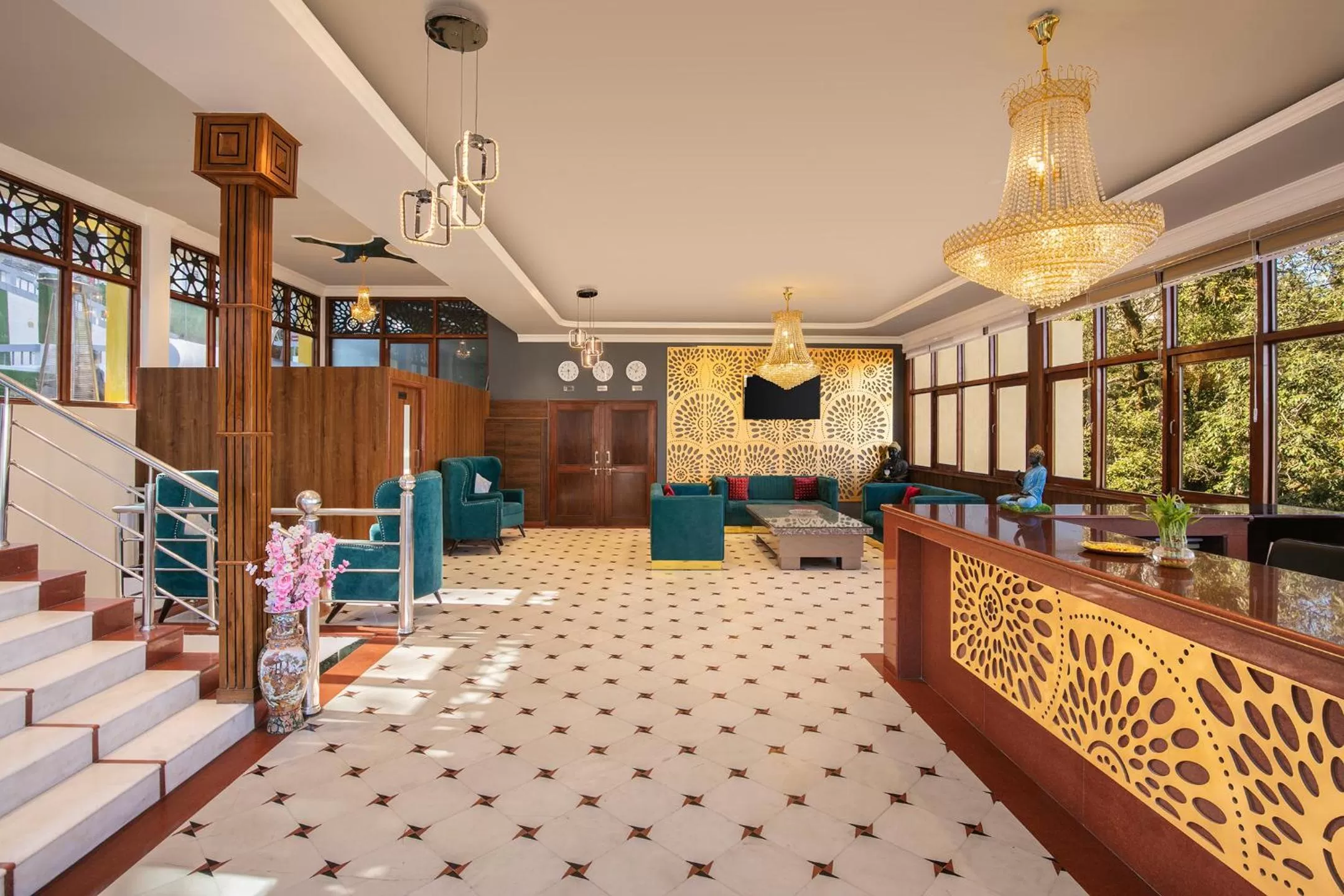 Lobby or reception in Pride Ashiyana Resort Mussoorie