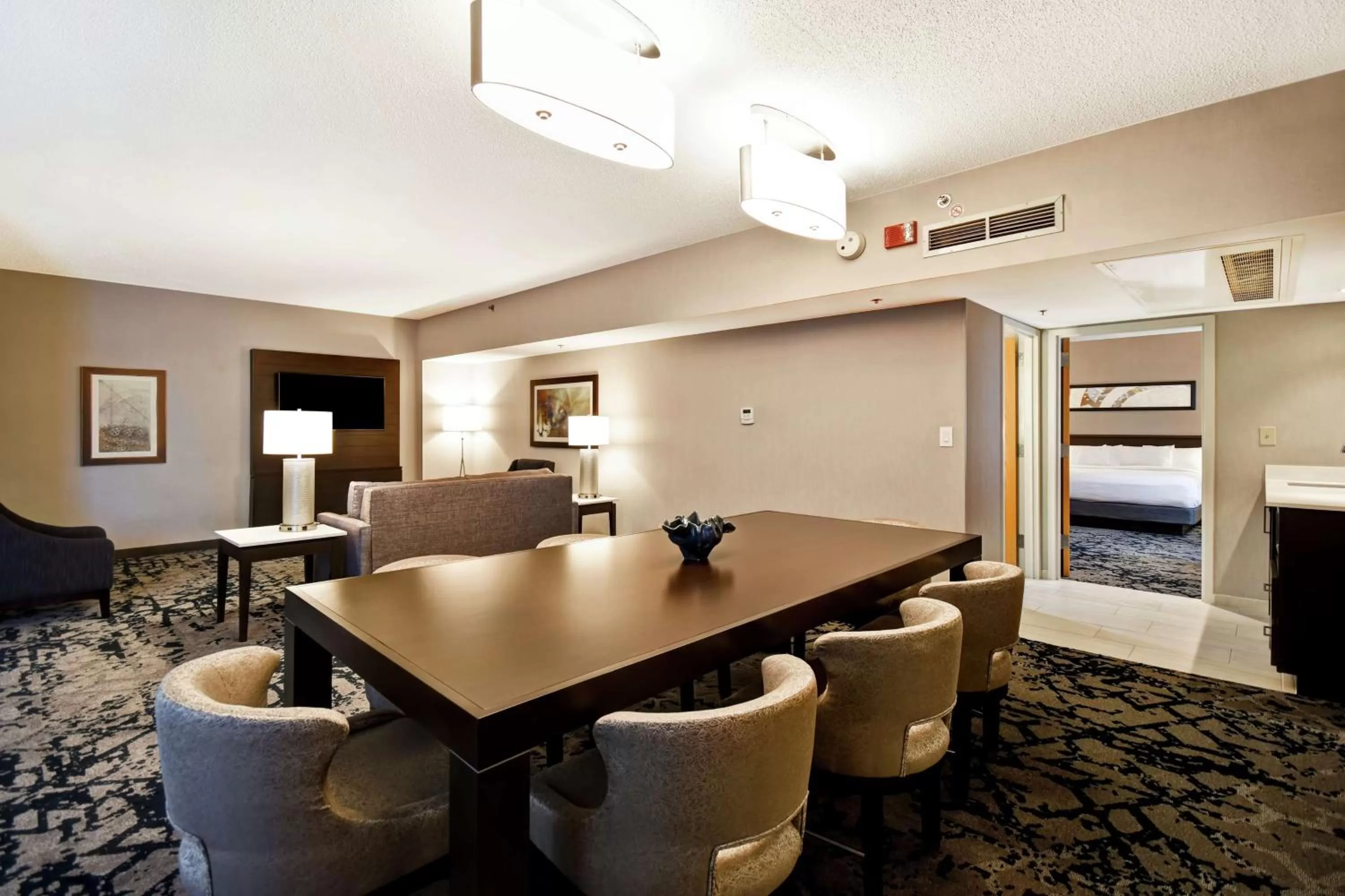 Bedroom in Embassy Suites by Hilton Raleigh Durham Research Triangle
