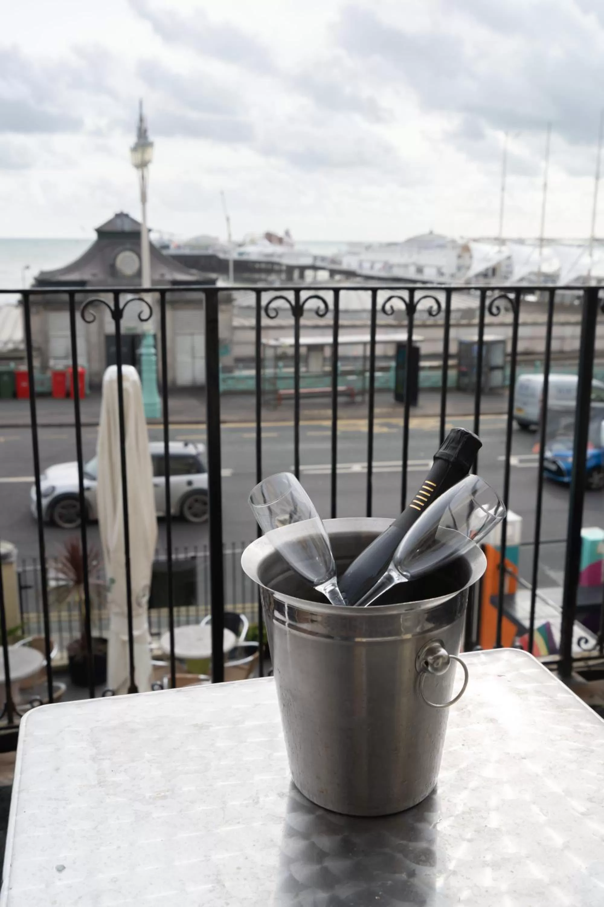Balcony/Terrace in Amsterdam Hotel Brighton Seafront