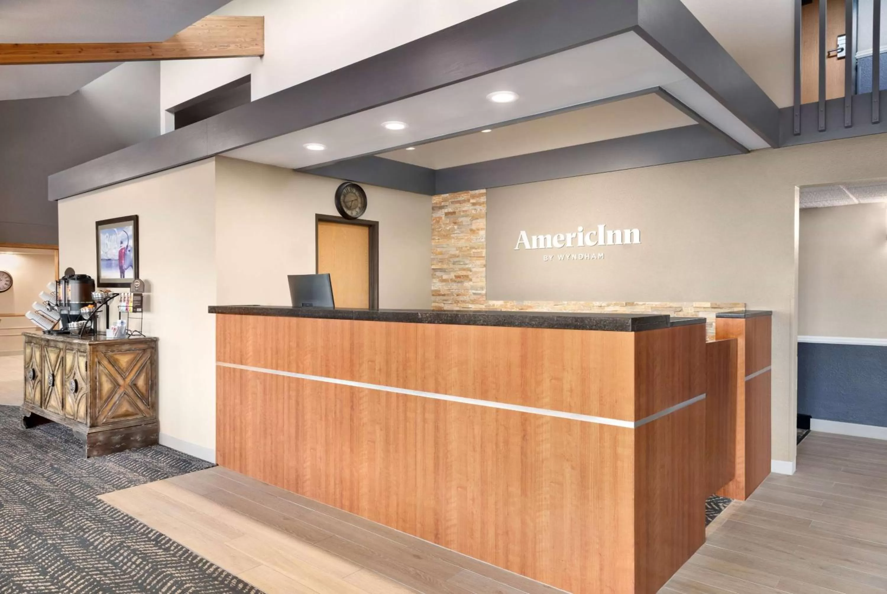 Lobby or reception in AmericInn by Wyndham Bemidji