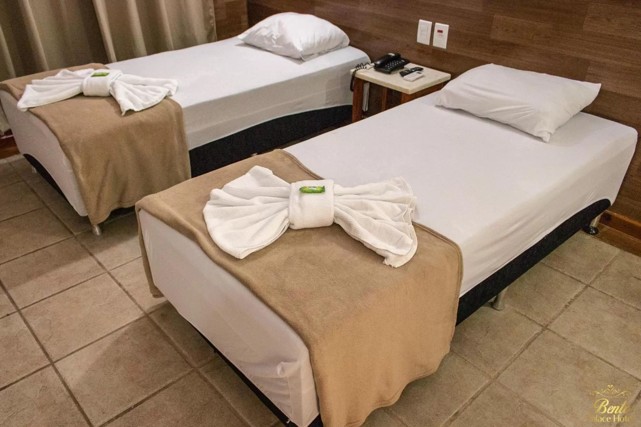 Bed in Bento palace hotel