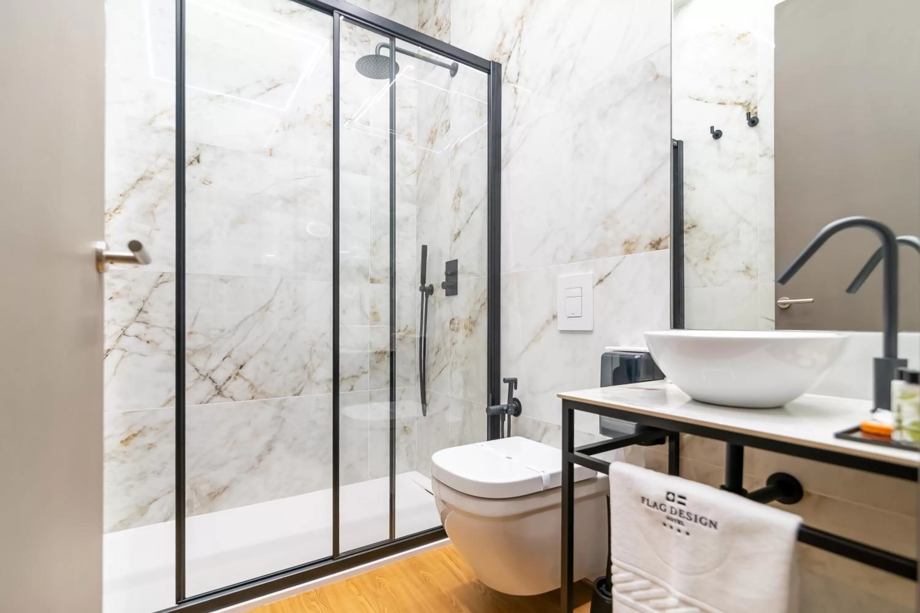 Bathroom in Flag Design Hotel