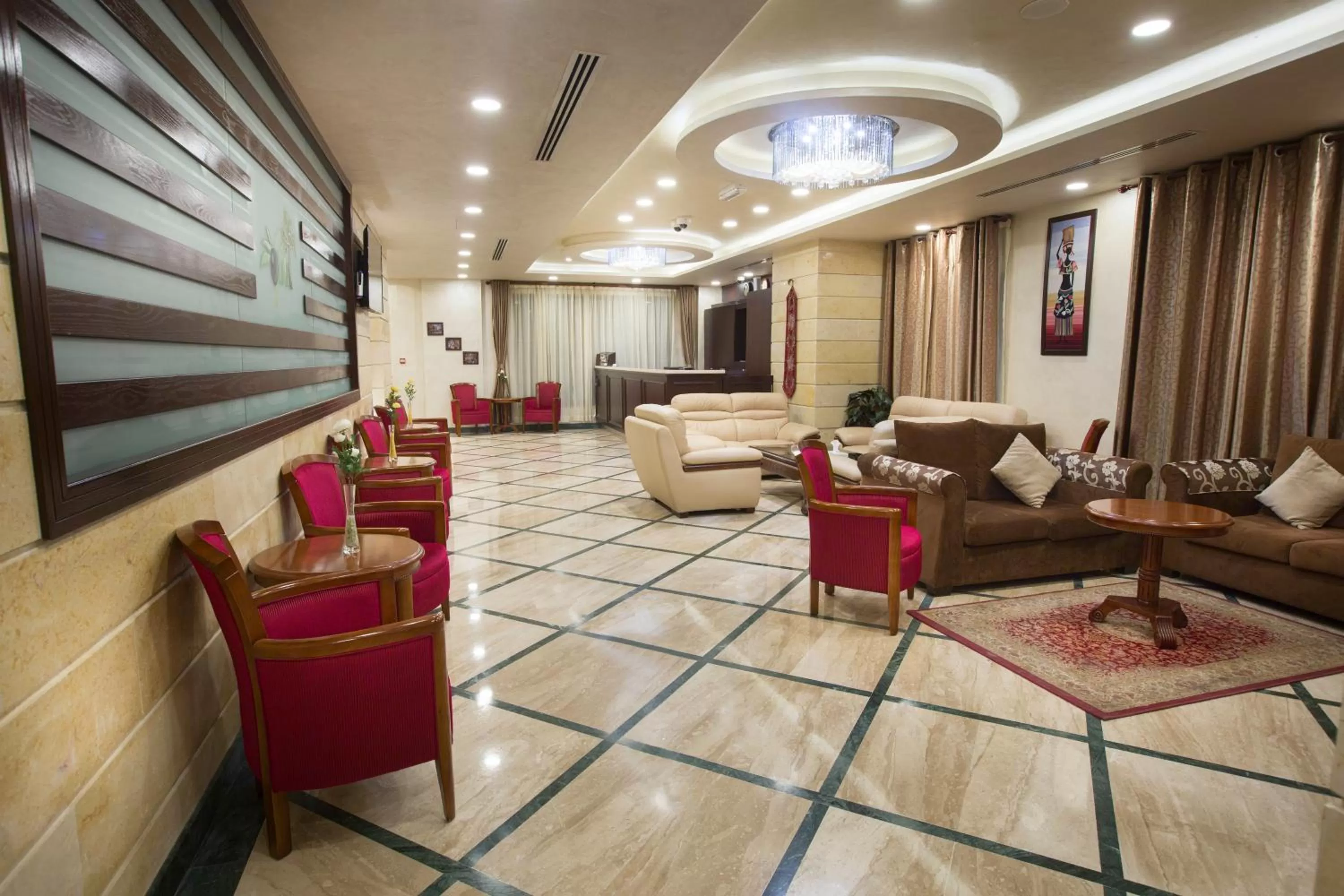 Lobby or reception in Olive Hotel Amman
