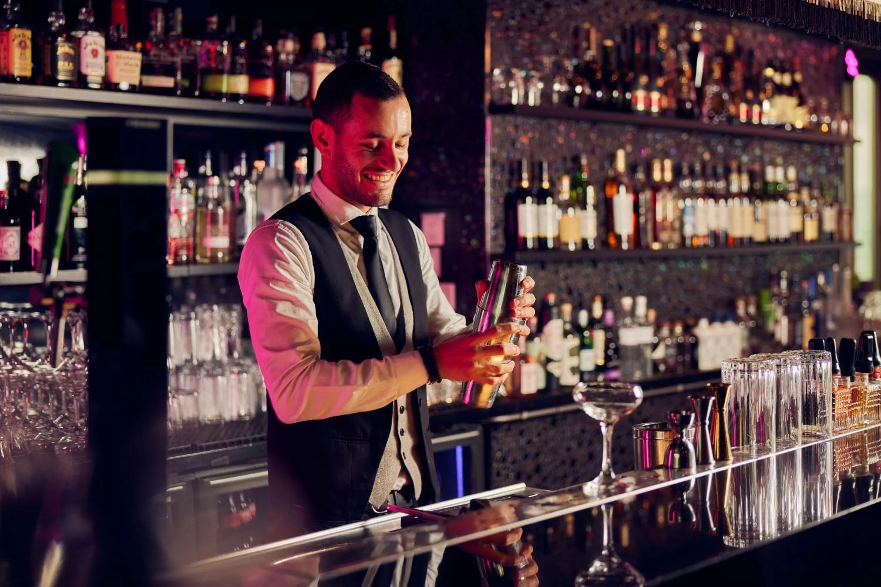 Lounge or bar in WestCord Fashion Hotel Amsterdam