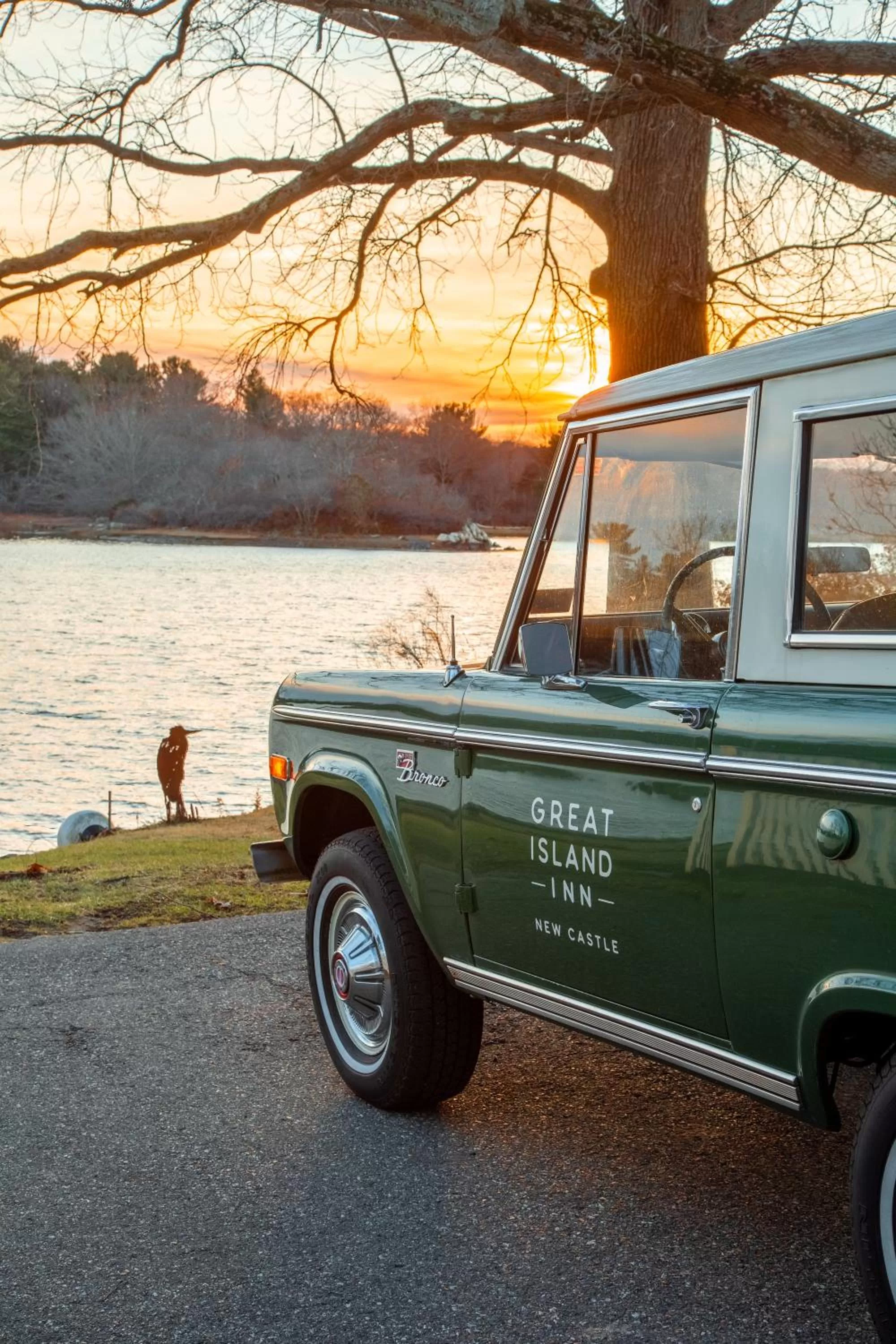 Decorative detail in GREAT ISLAND INN - A Modern Boutique Hotel