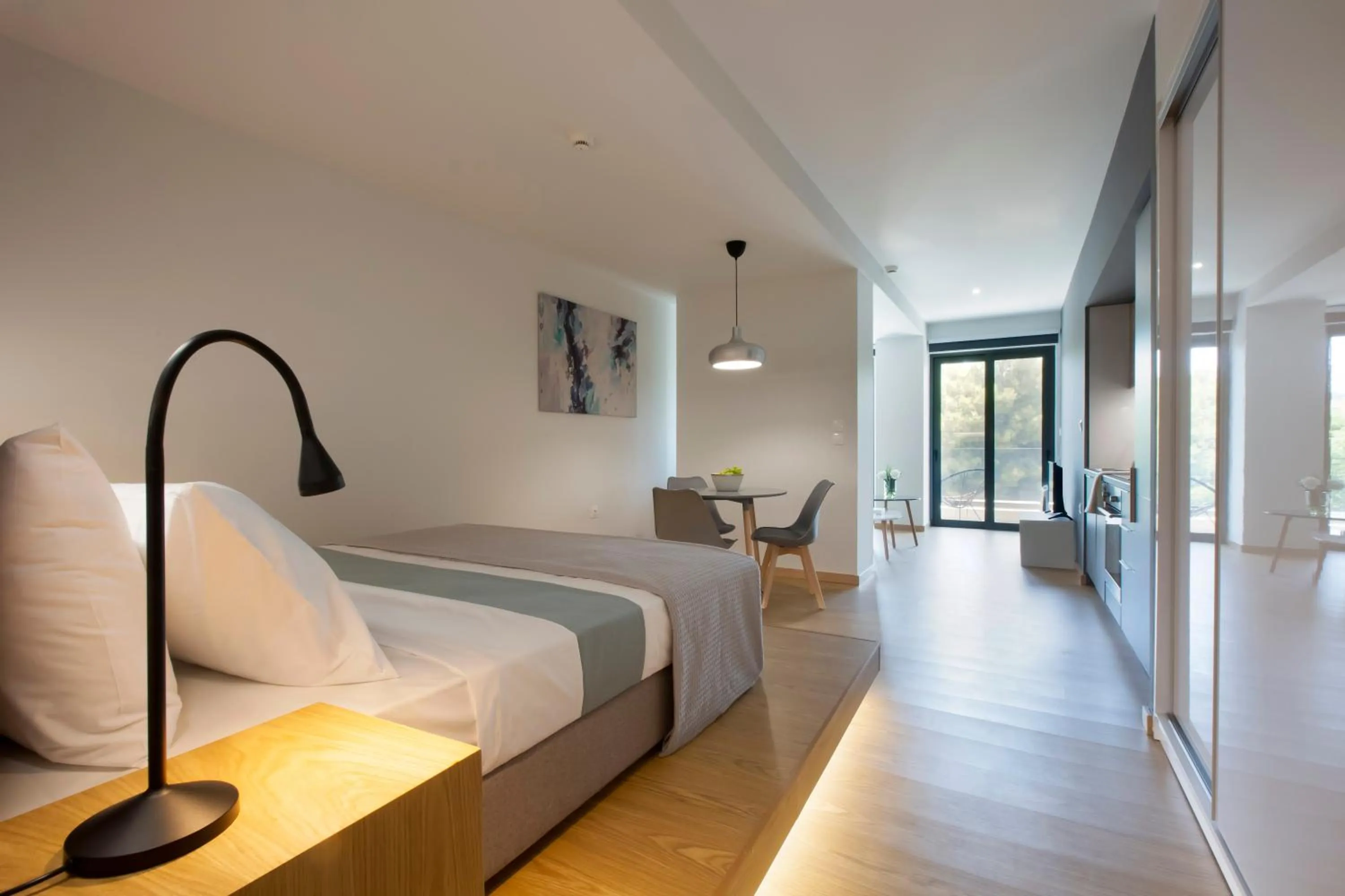 Photo of the whole room, Bed in Athens Panorama Project