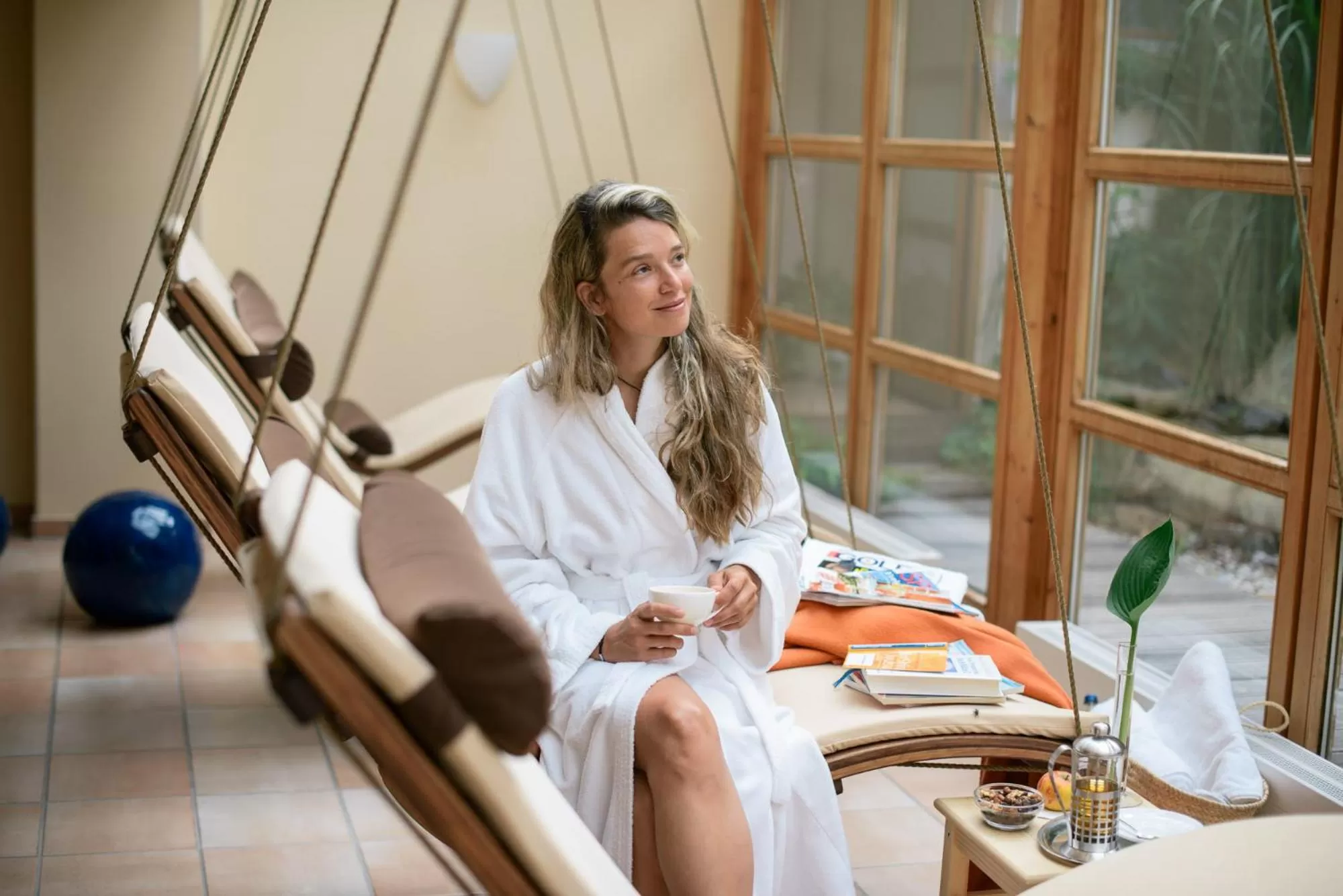 Spa and wellness centre/facilities in Bio Thermalhotel Falkenhof