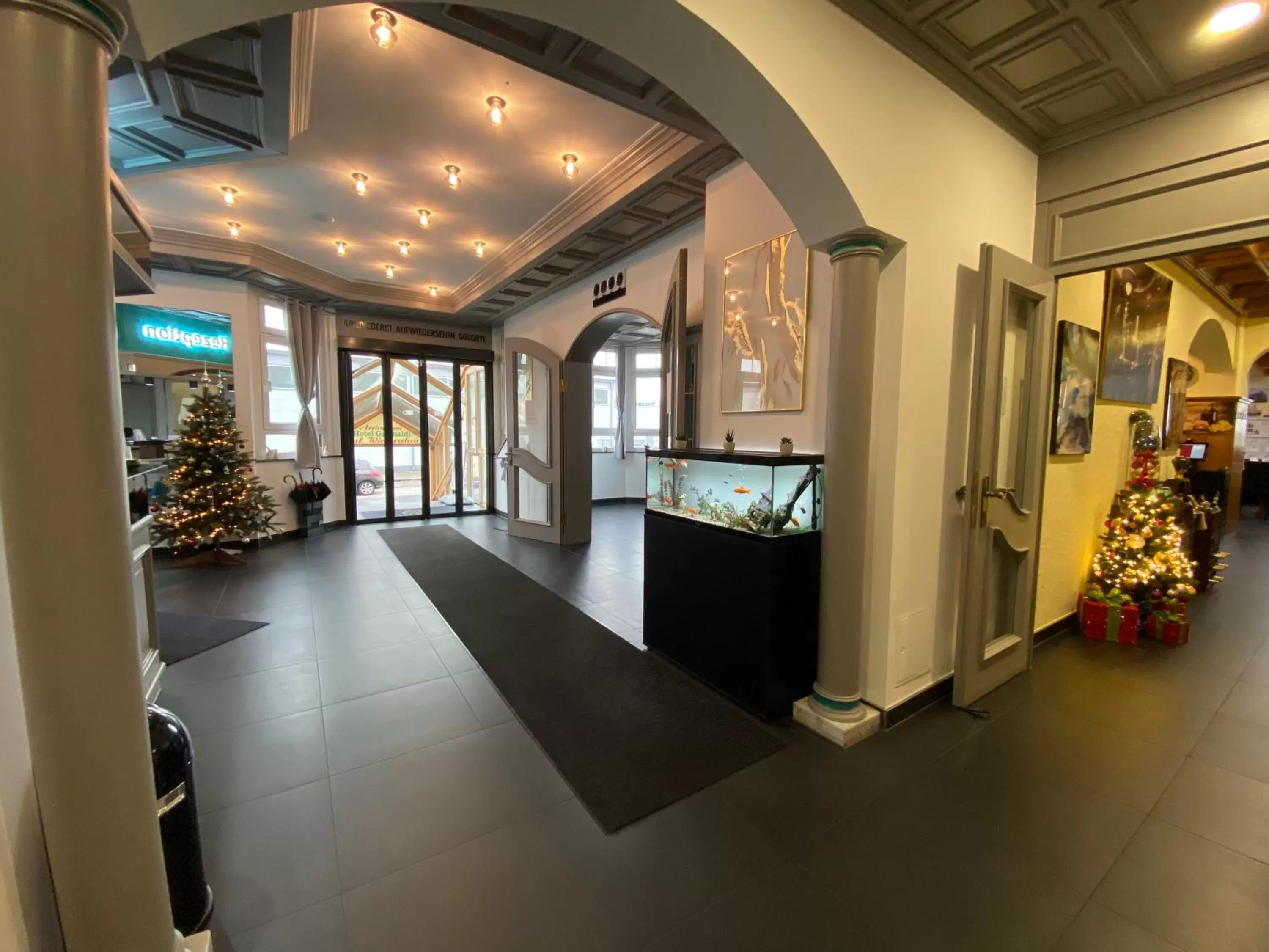 Lobby or reception in E&D Hotel Rodgau