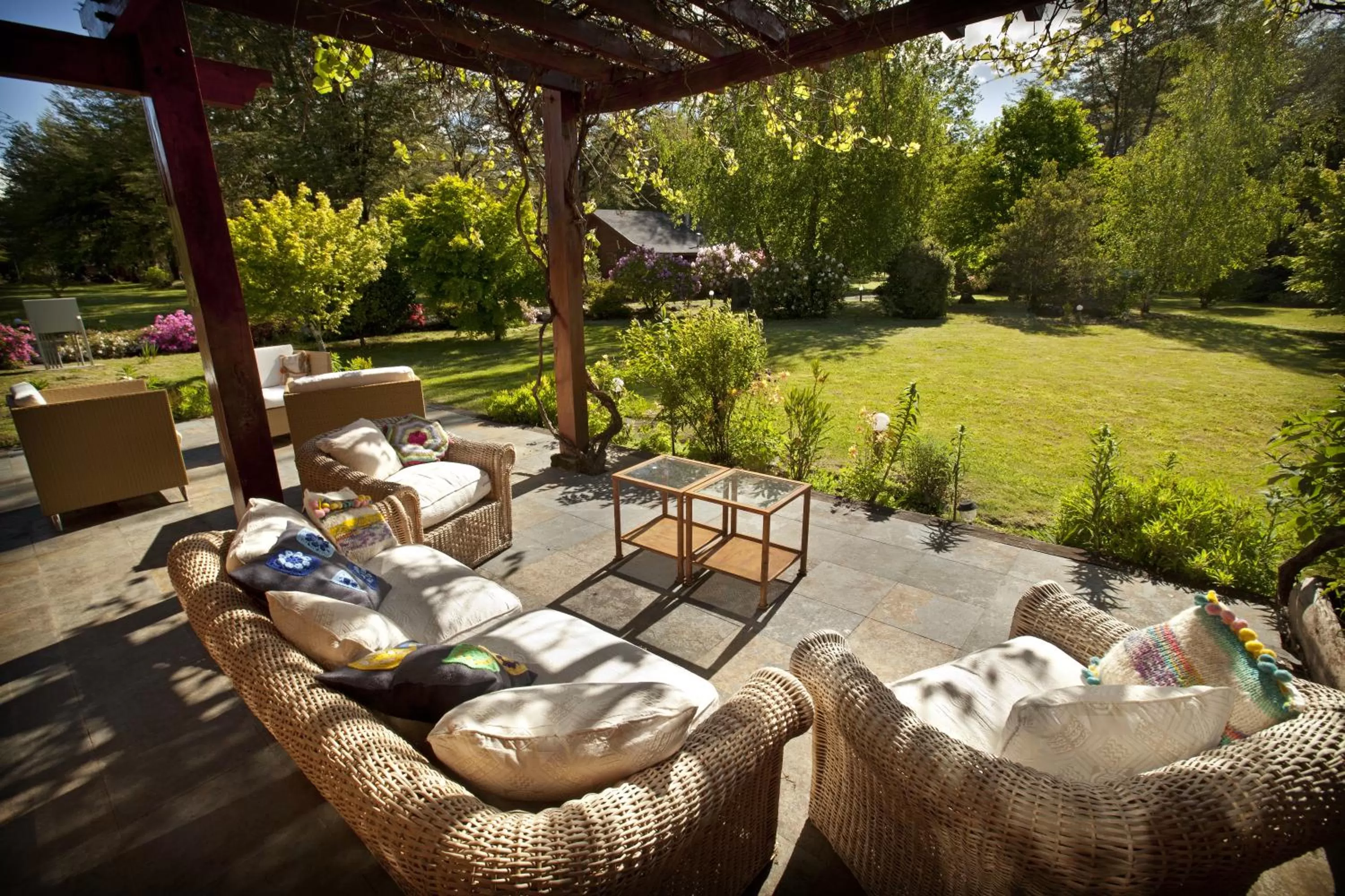 Balcony/Terrace in Hotel Posada del Río - Parque Metreñehue