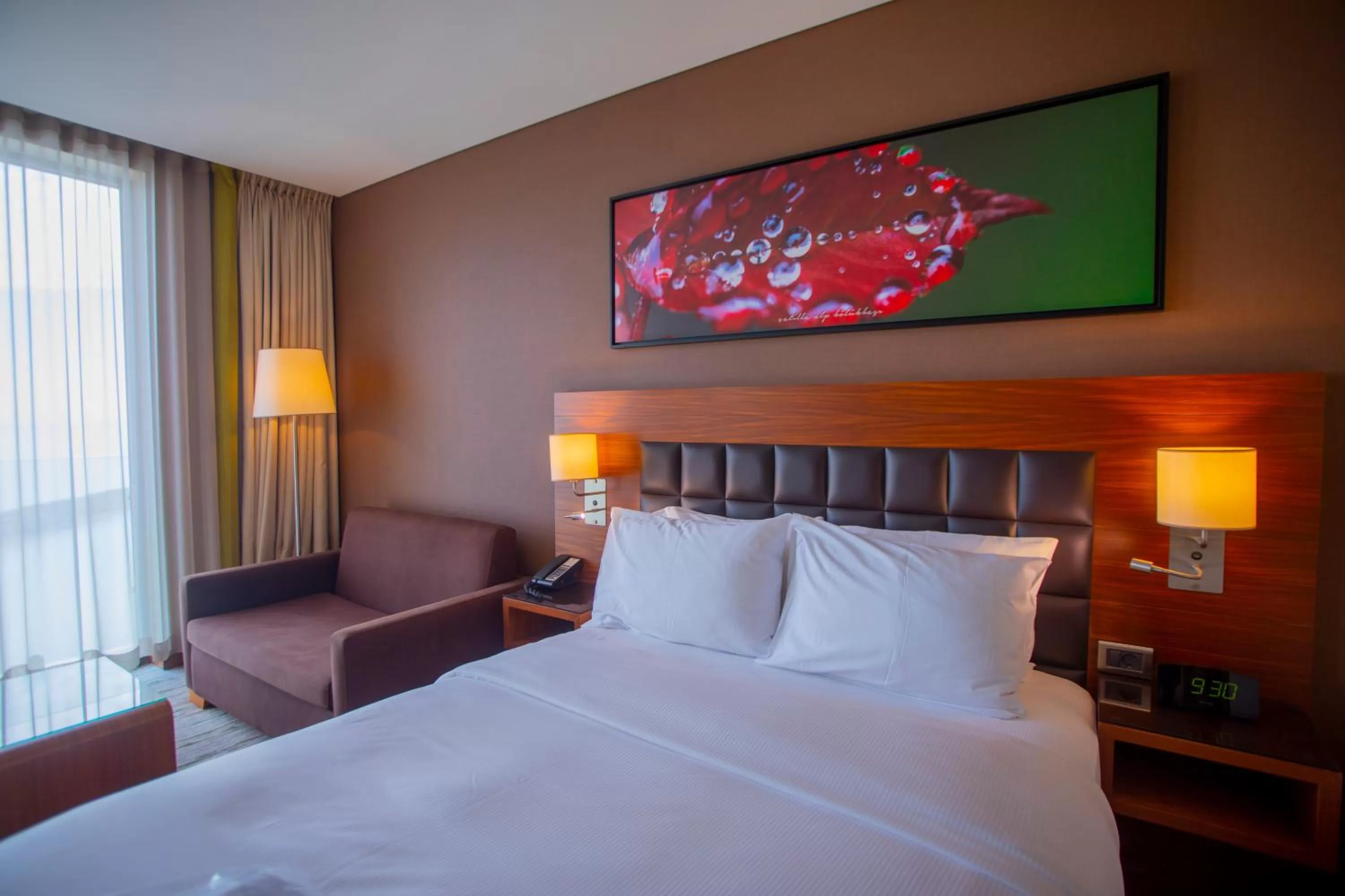 Bed in DoubleTree by Hilton Trabzon