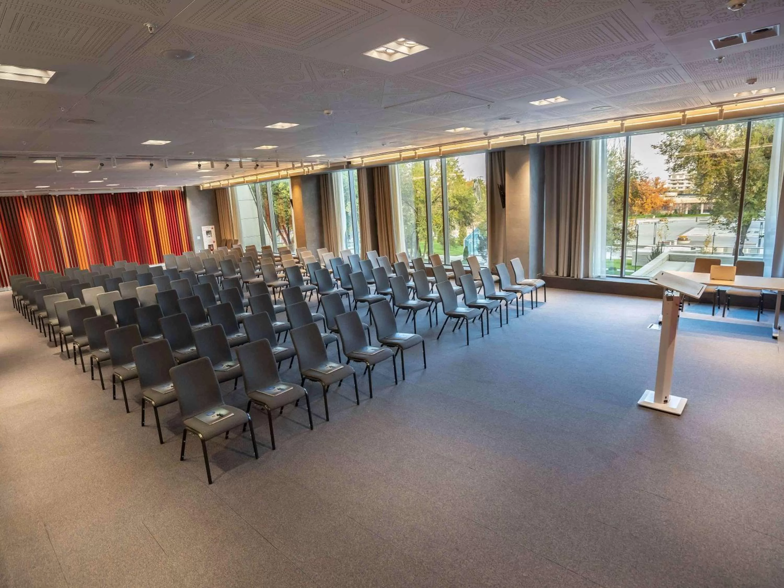 Seating area in Novotel Almaty City Center