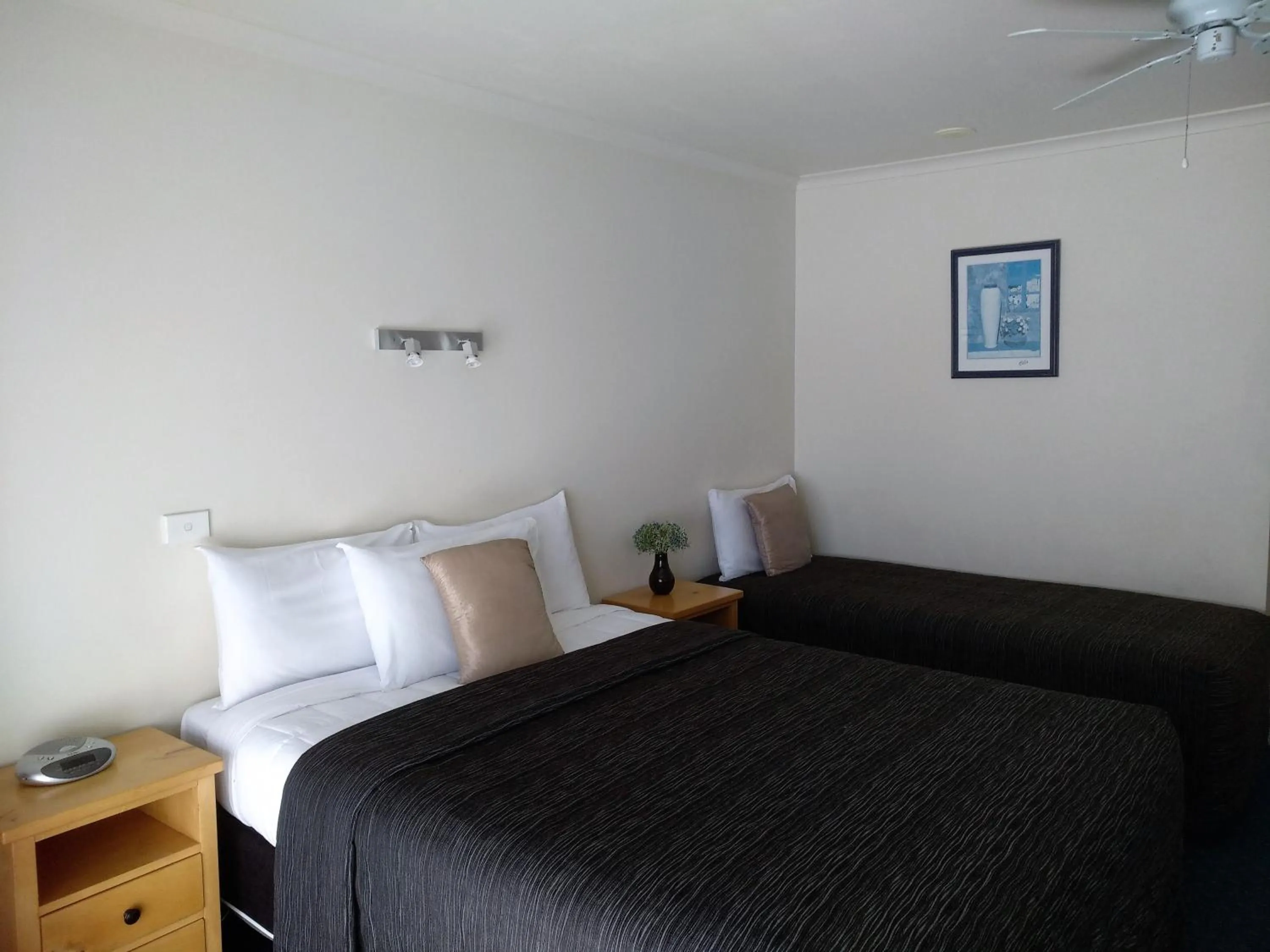 Bed in Stadium Motel