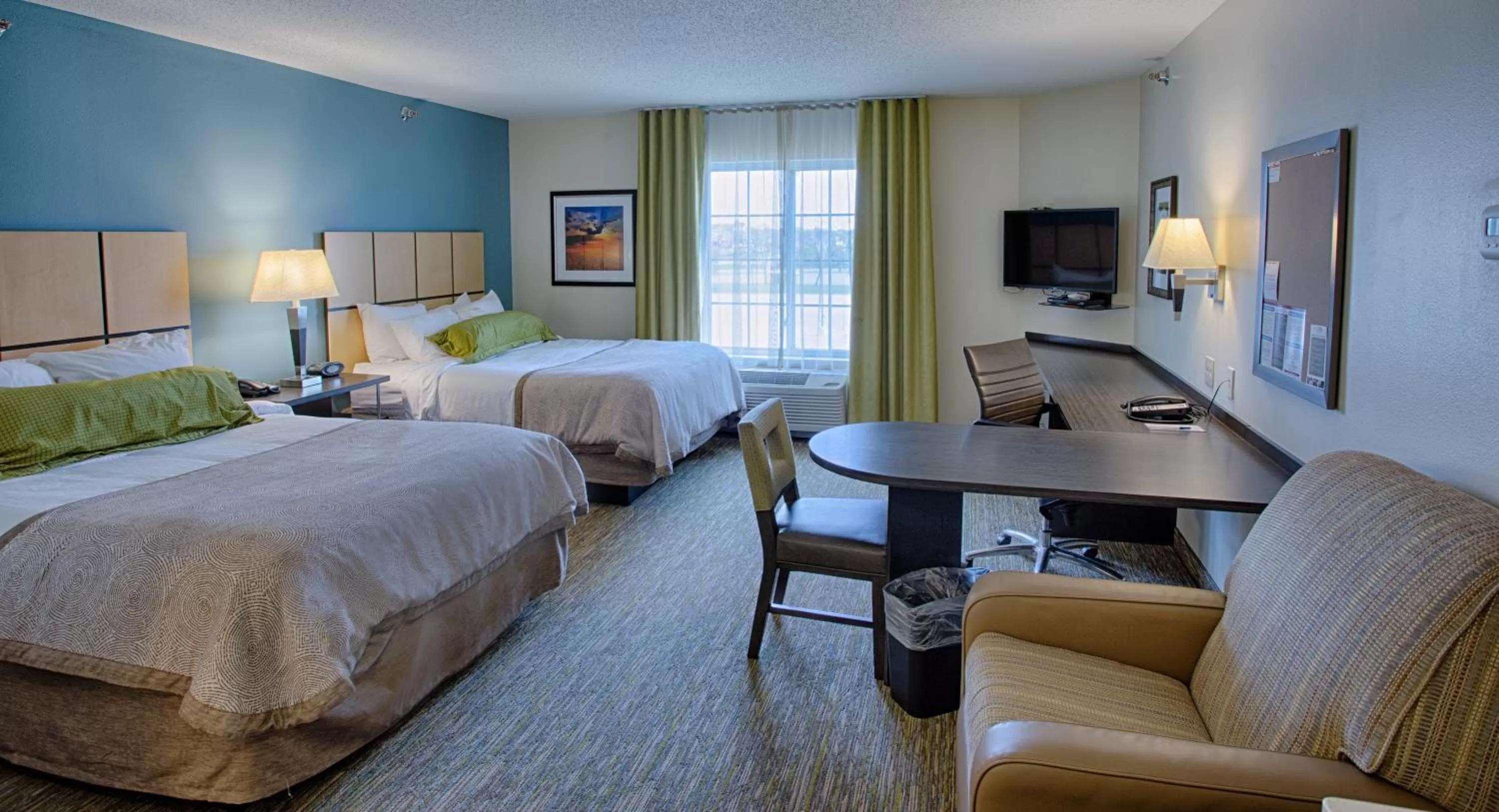Photo of the whole room, Bed in Candlewood Suites Fargo-North Dakota State University by IHG