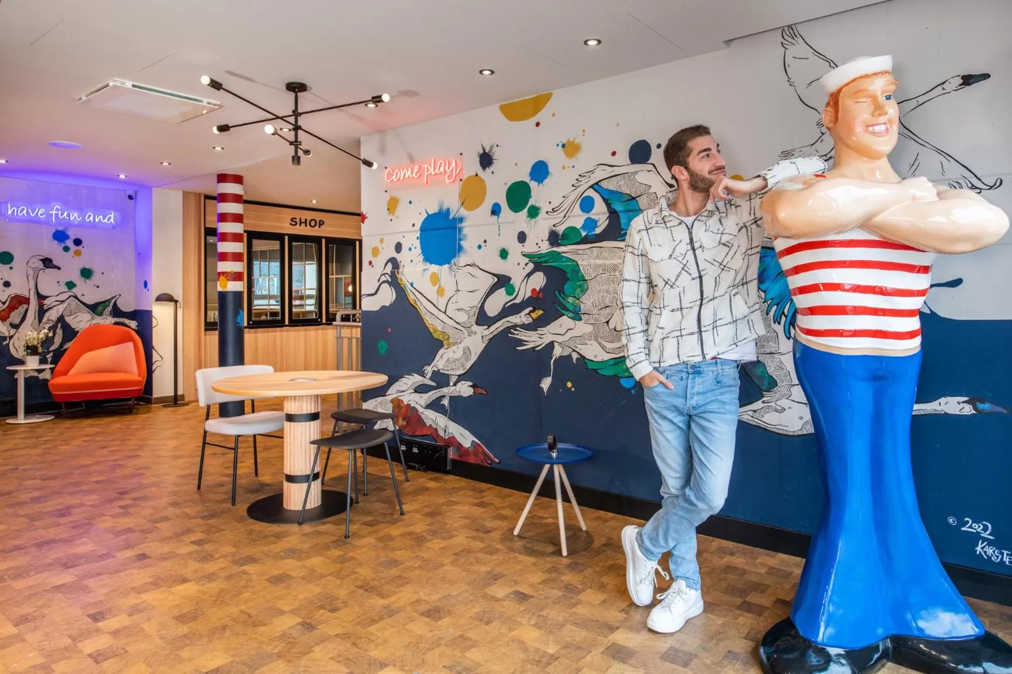 Lobby or reception in Aparthotel Adagio access Hamburg