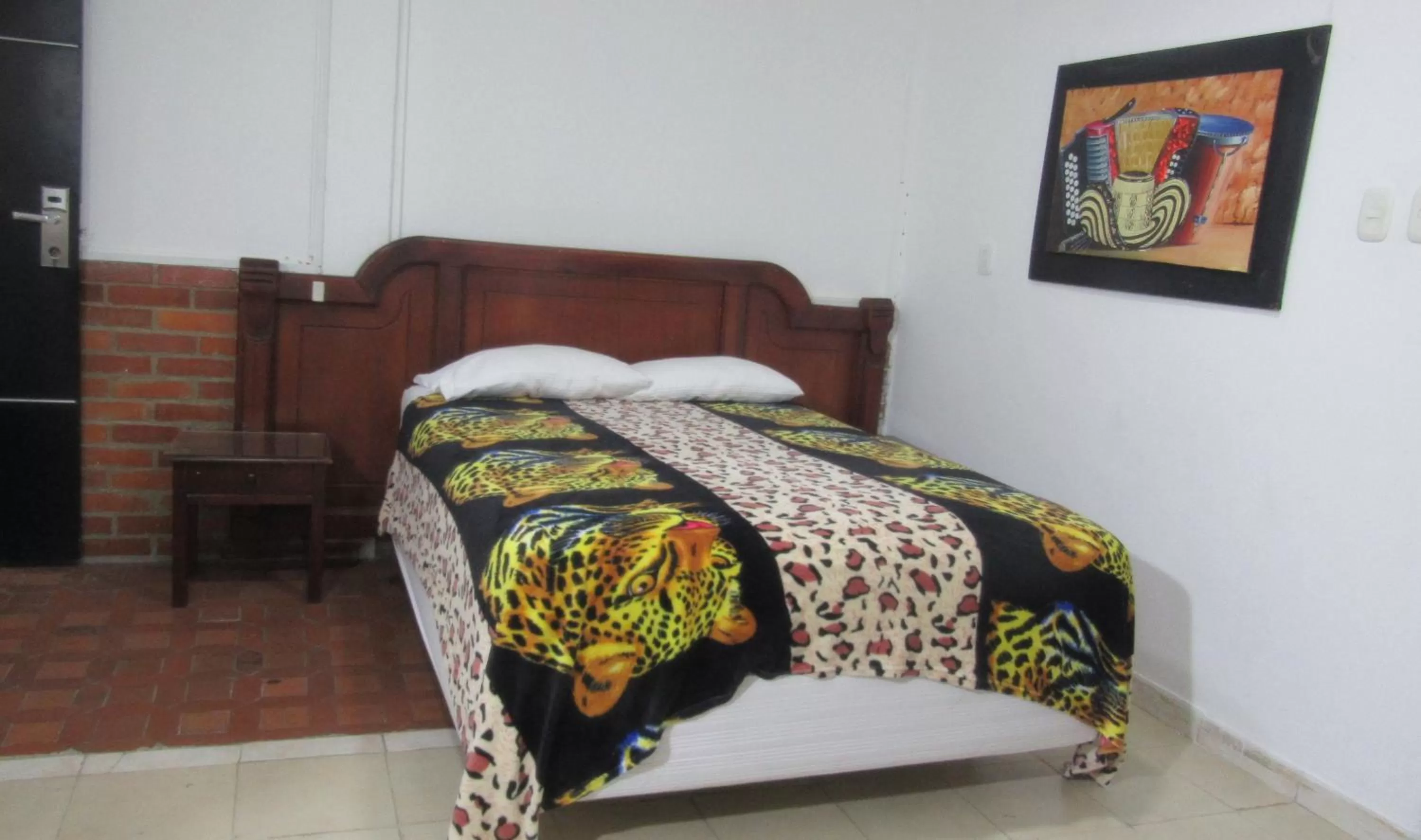 Bed in Hotel Nuevo Tio