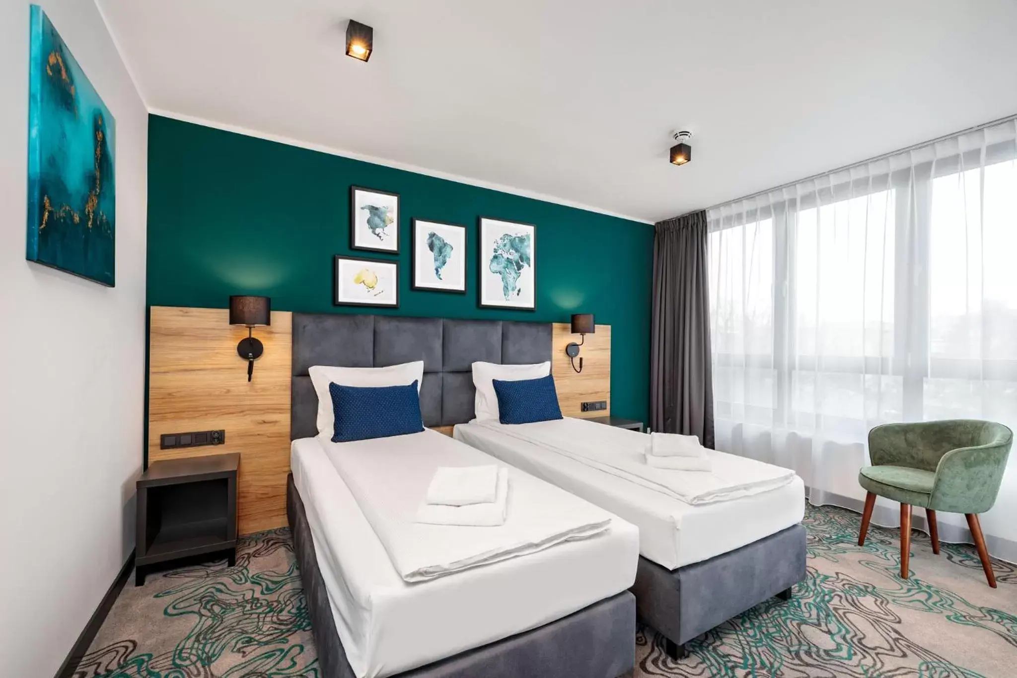 Standard Room 2 Single Beds in Hotel Kyriad Stargard Standard Room 2 Single Beds in Hotel Kyriad Stargard