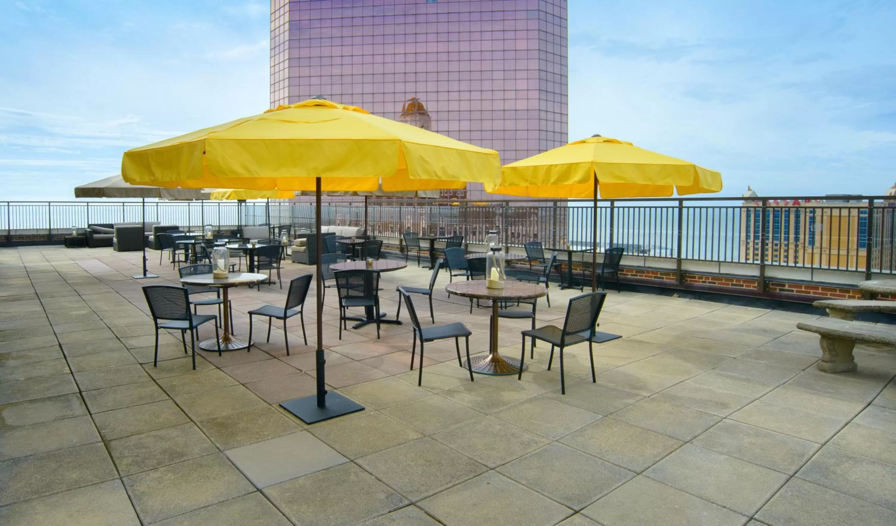 Patio in The Claridge Hotel