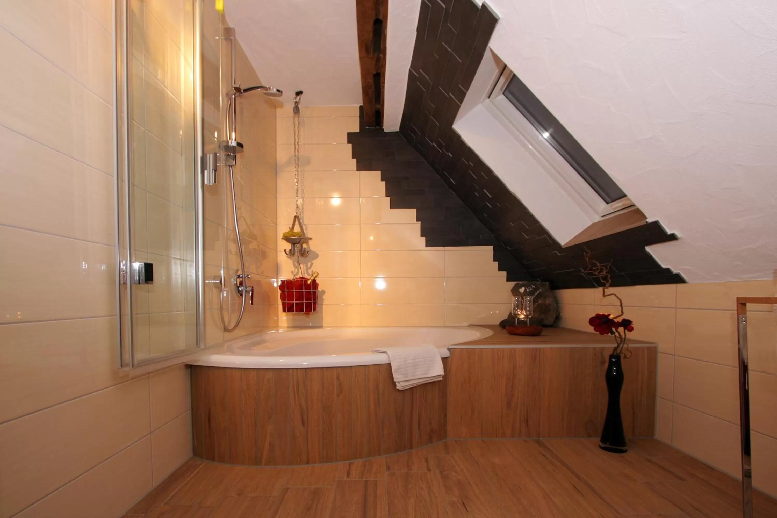 Bathroom in Hotel Restaurant Lindenhof