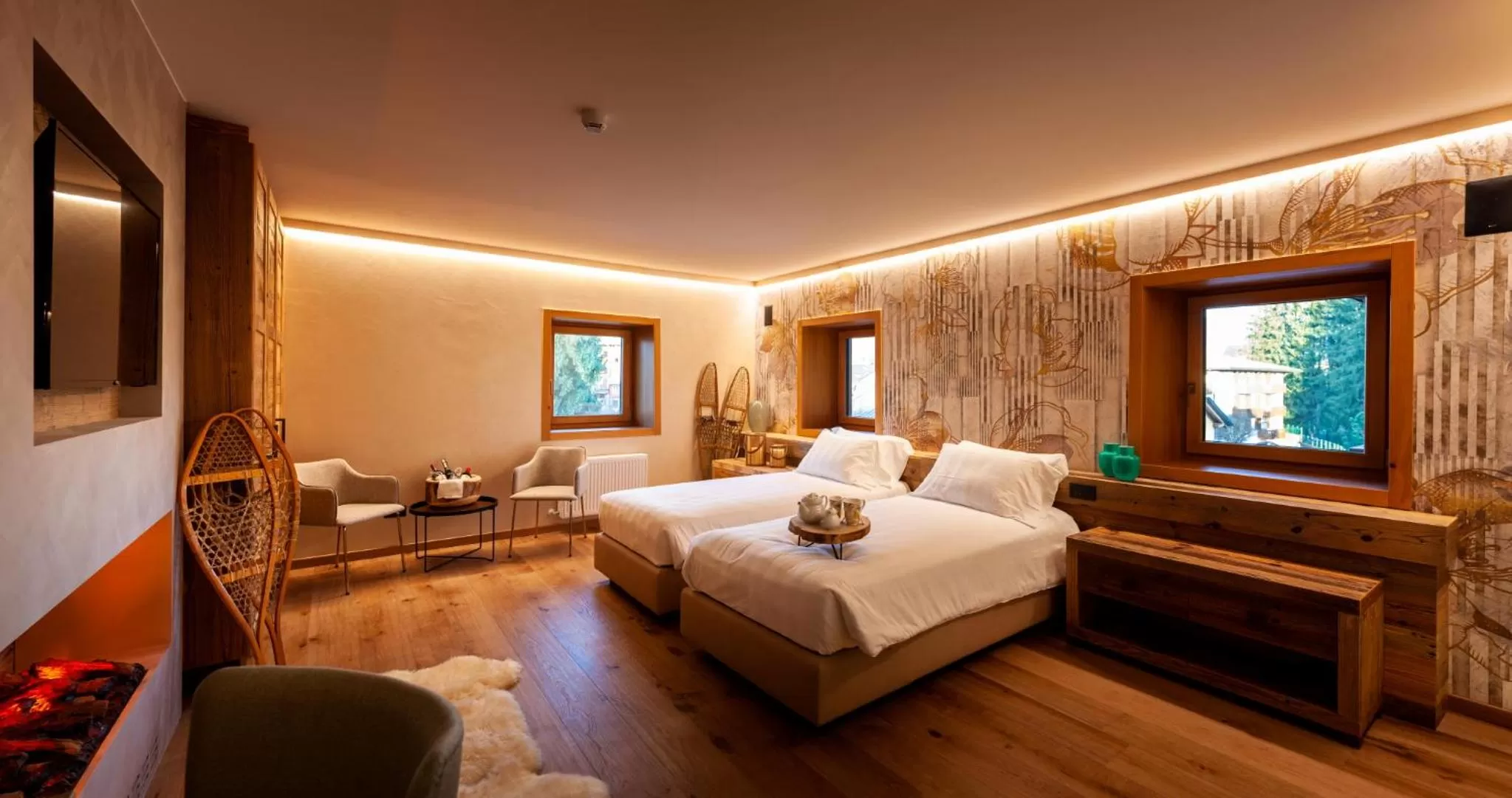 Bed in Asiago Sporting Hotel & Spa