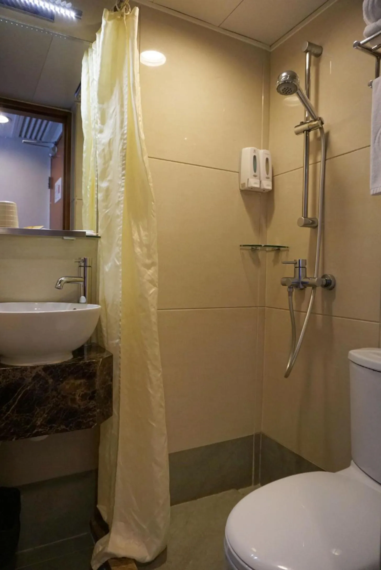 Toilet in Lander Hotel Prince Edward