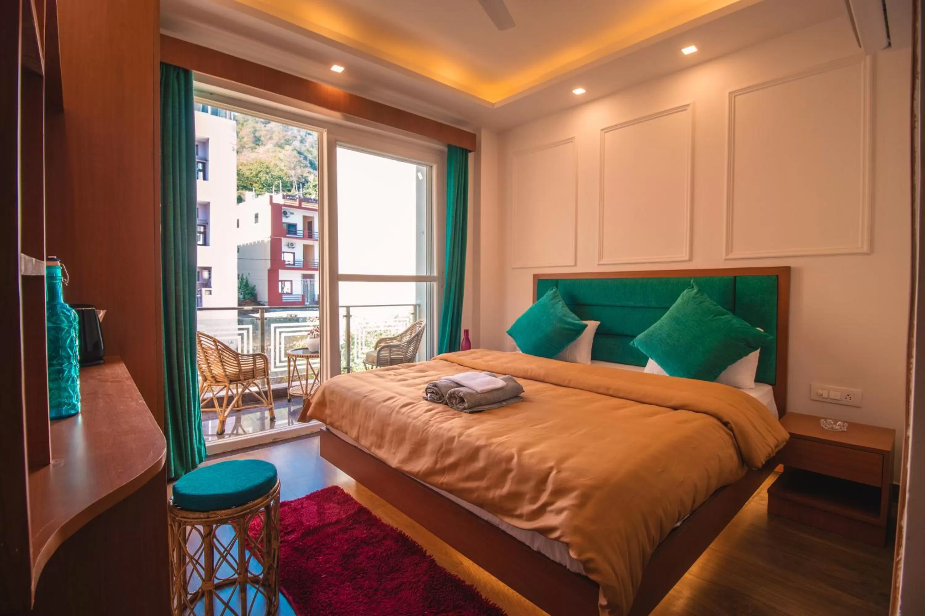 Photo of the whole room, Bed in Hotel The Moksham