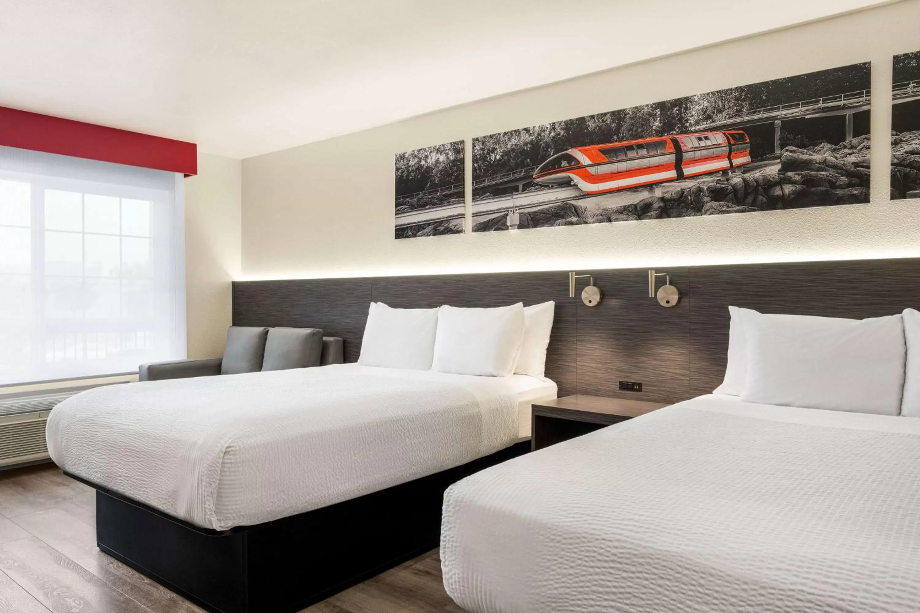 Photo of the whole room, Bed in Ramada by Wyndham Anaheim Convention Center