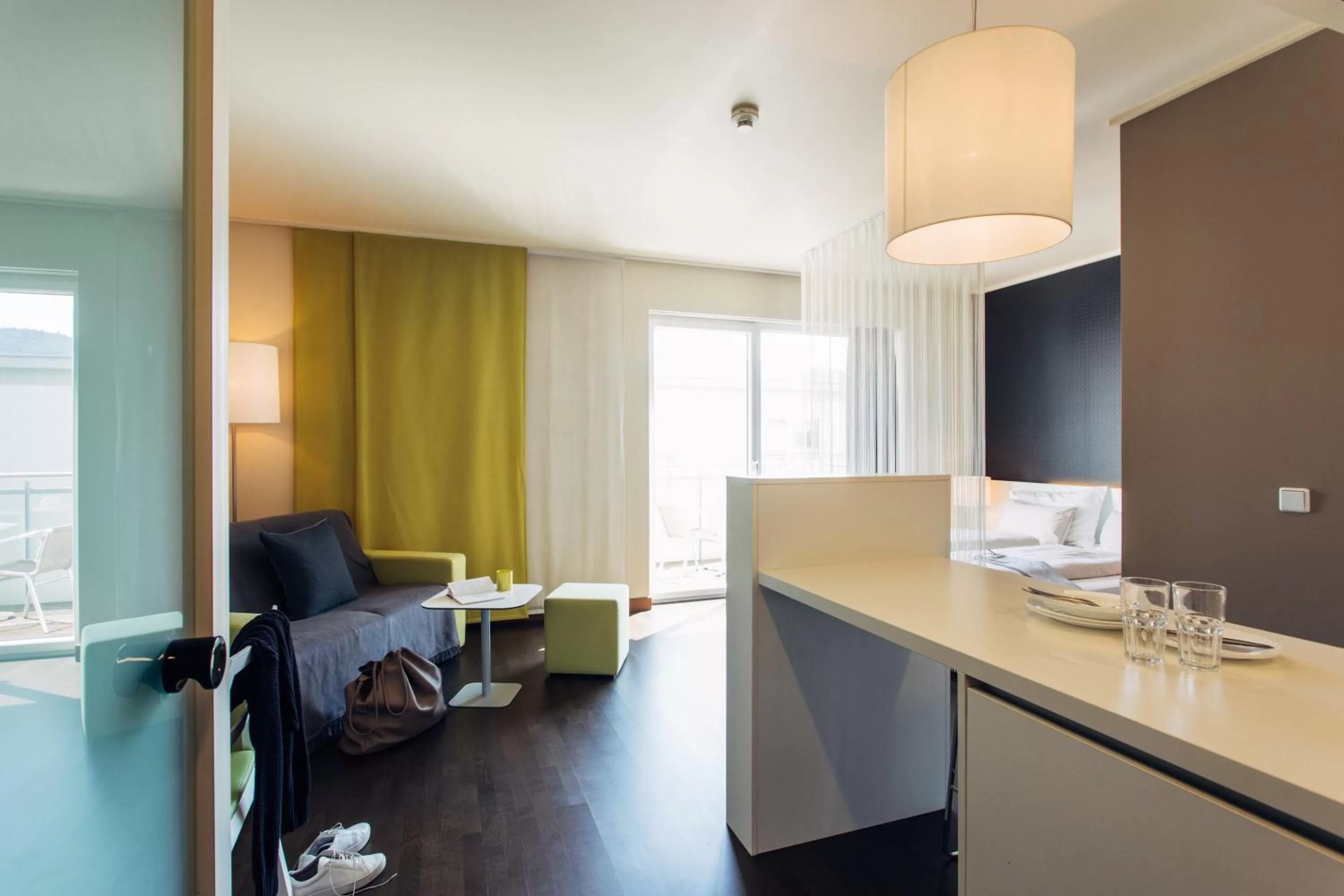 Seating area in harry's home Linz-Urfahr hotel & apartments