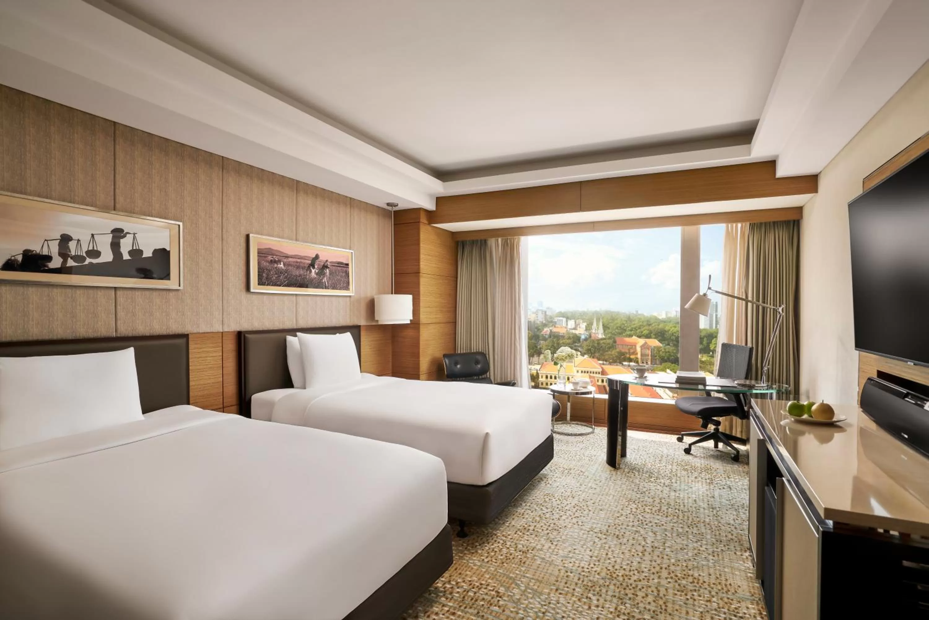Classic Twin Room with Cathedral View in JW Marriott Hotel and Suites Saigon
