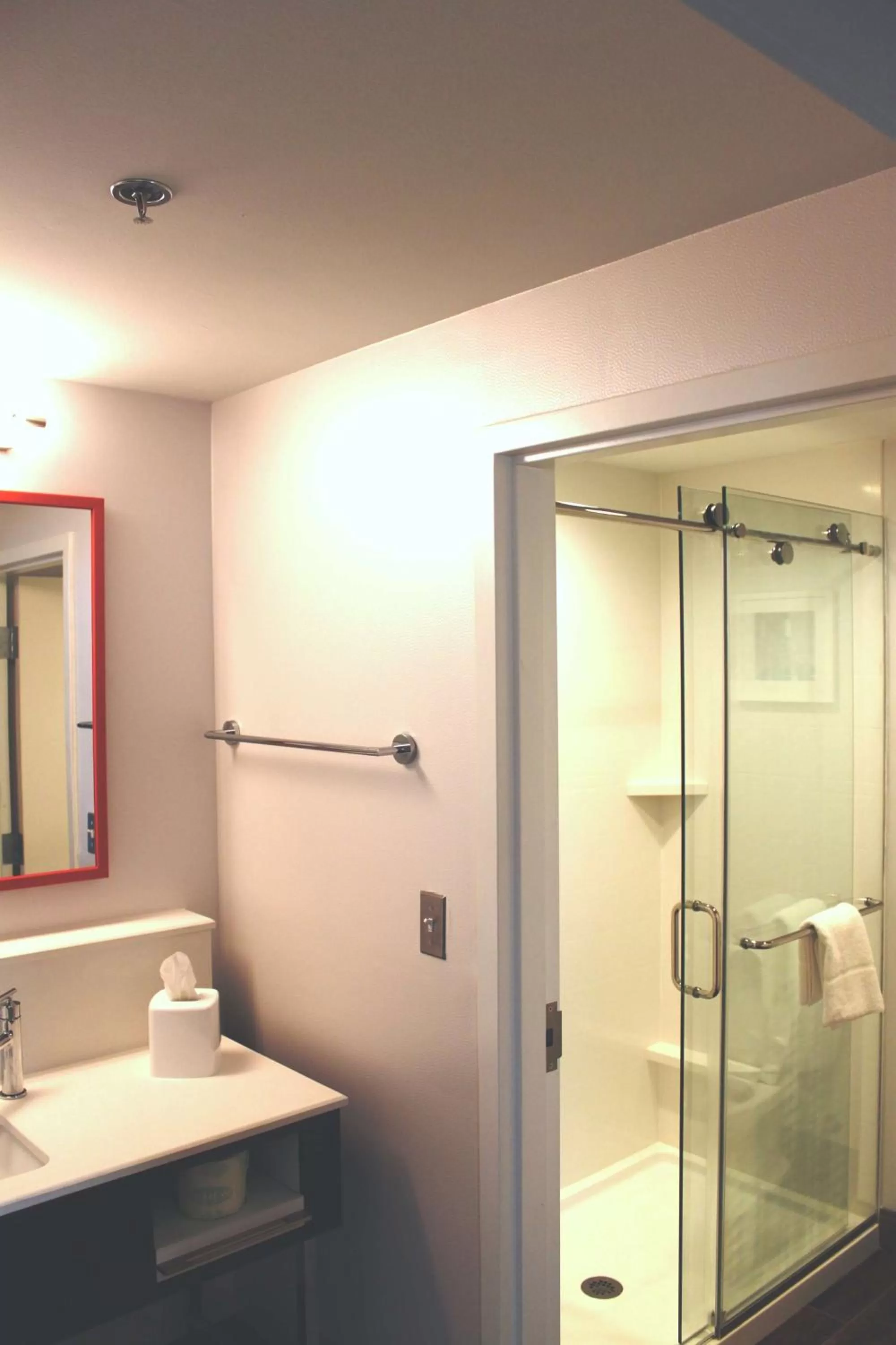 Bathroom in Hampton Inn Forsyth