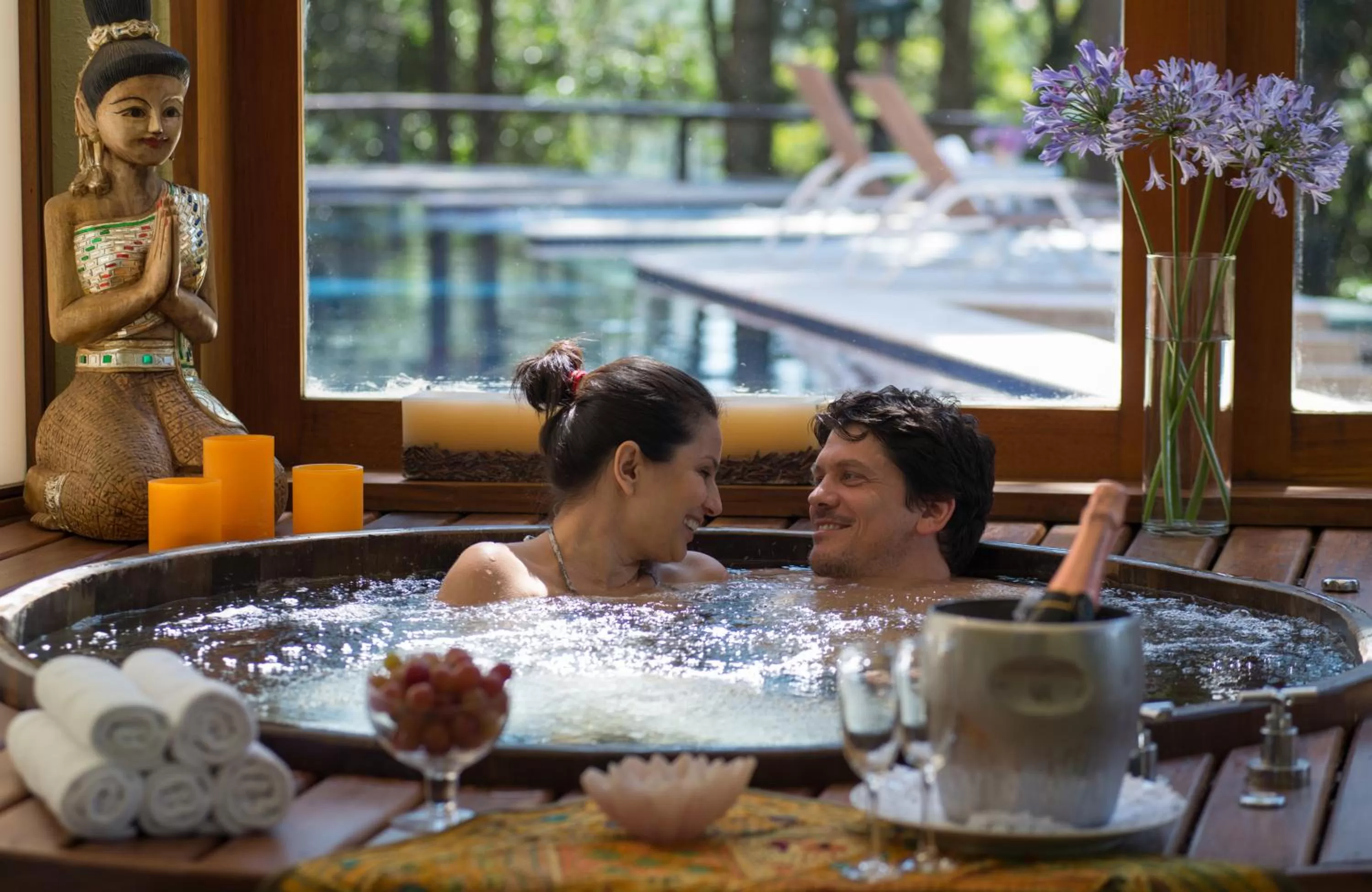 Hot Spring Bath in Kuriuwa Hotel