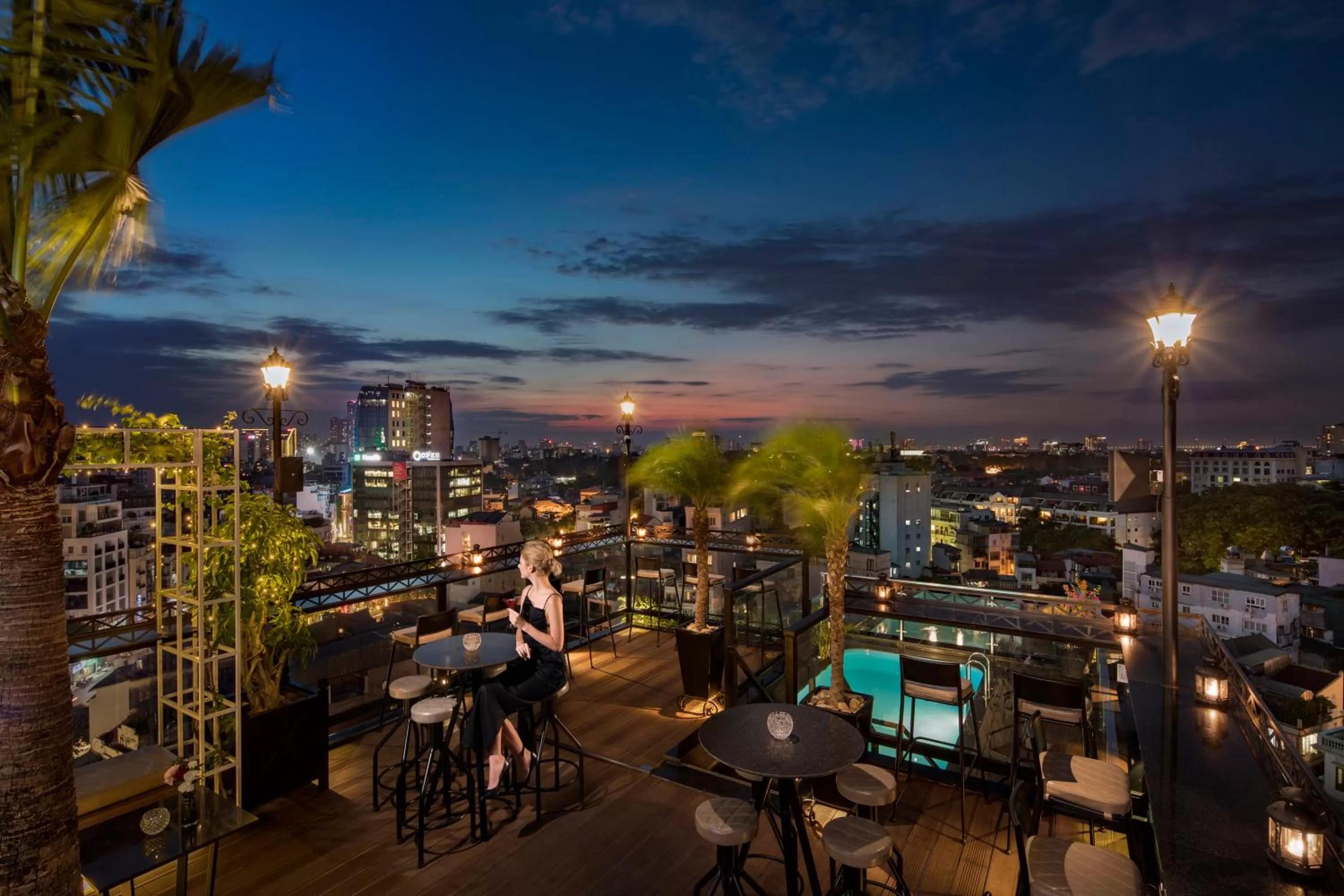 Lounge or bar in Soleil Boutique Hotel Hanoi