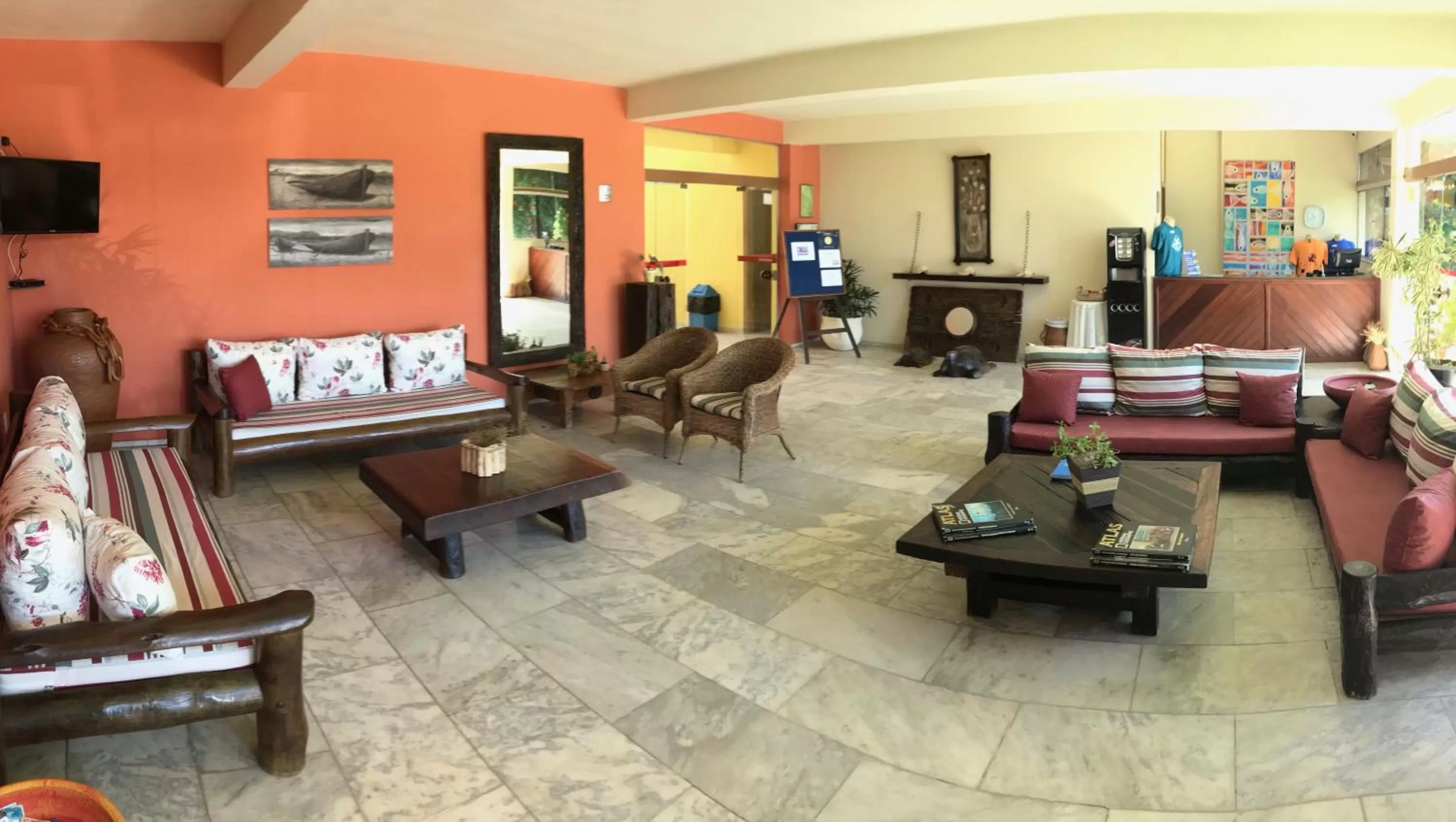 Lobby or reception in Pousada Porto Canal