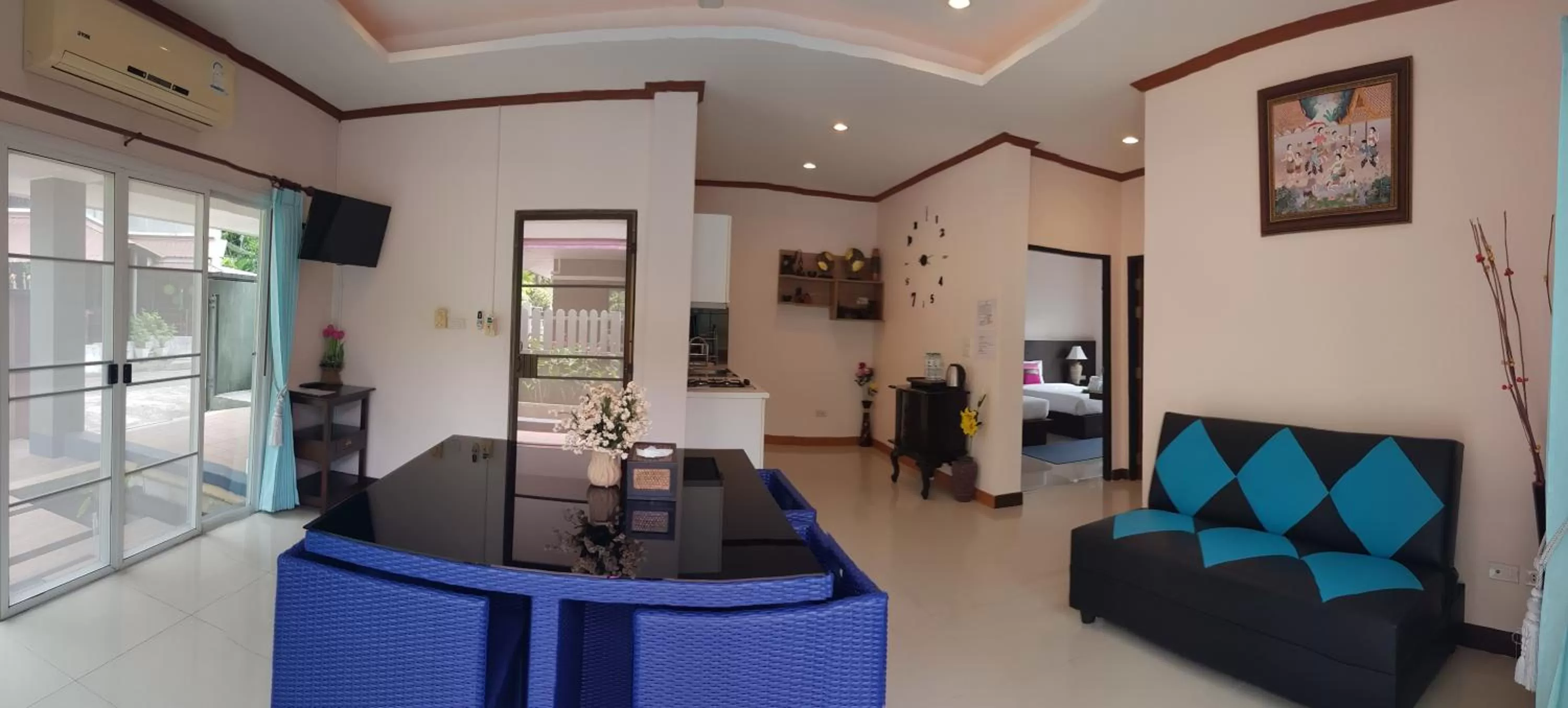 Living room in Khaolak Yama Resort - SHA Plus
