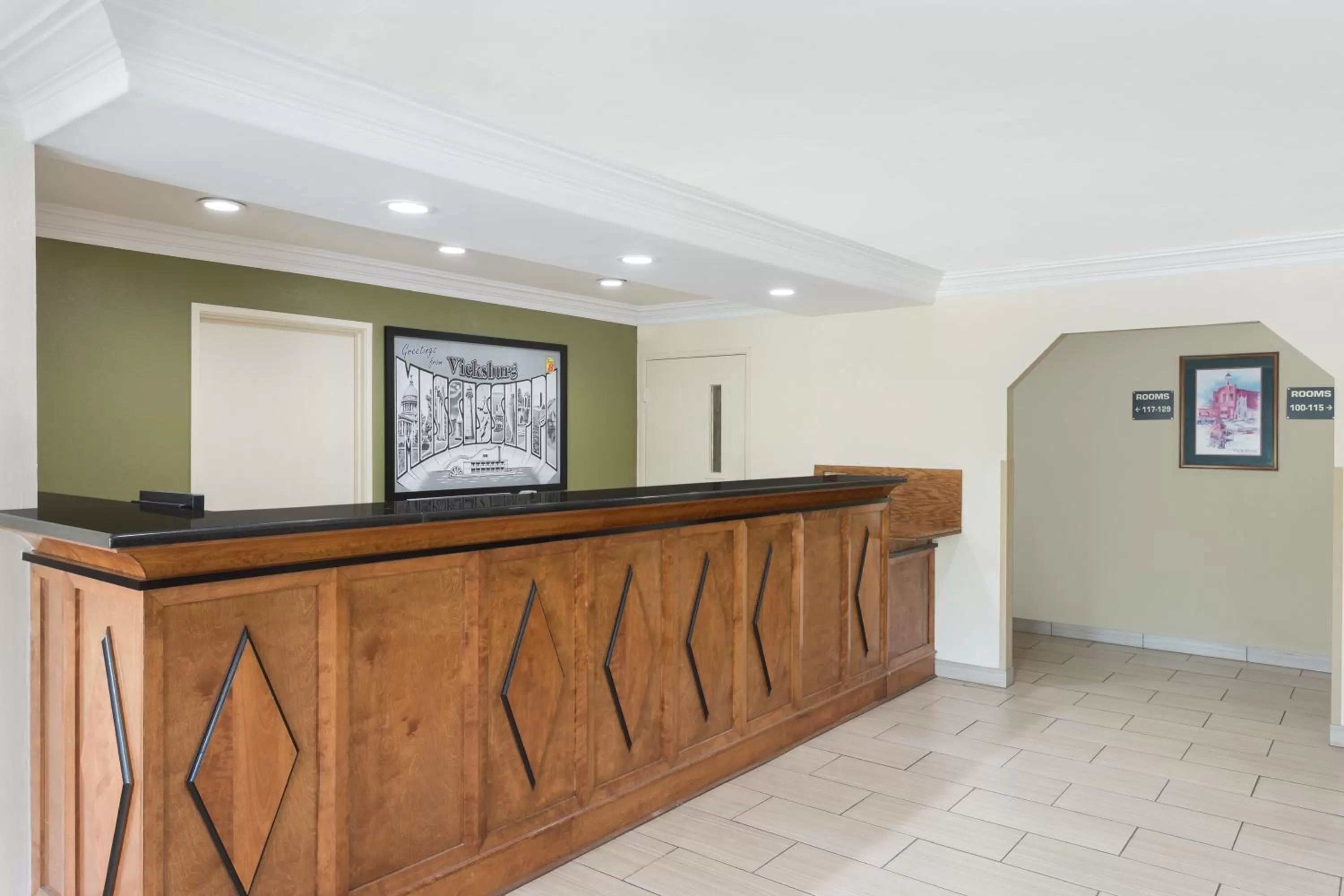 Lobby or reception, Lobby/Reception in Super 8 by Wyndham Vicksburg